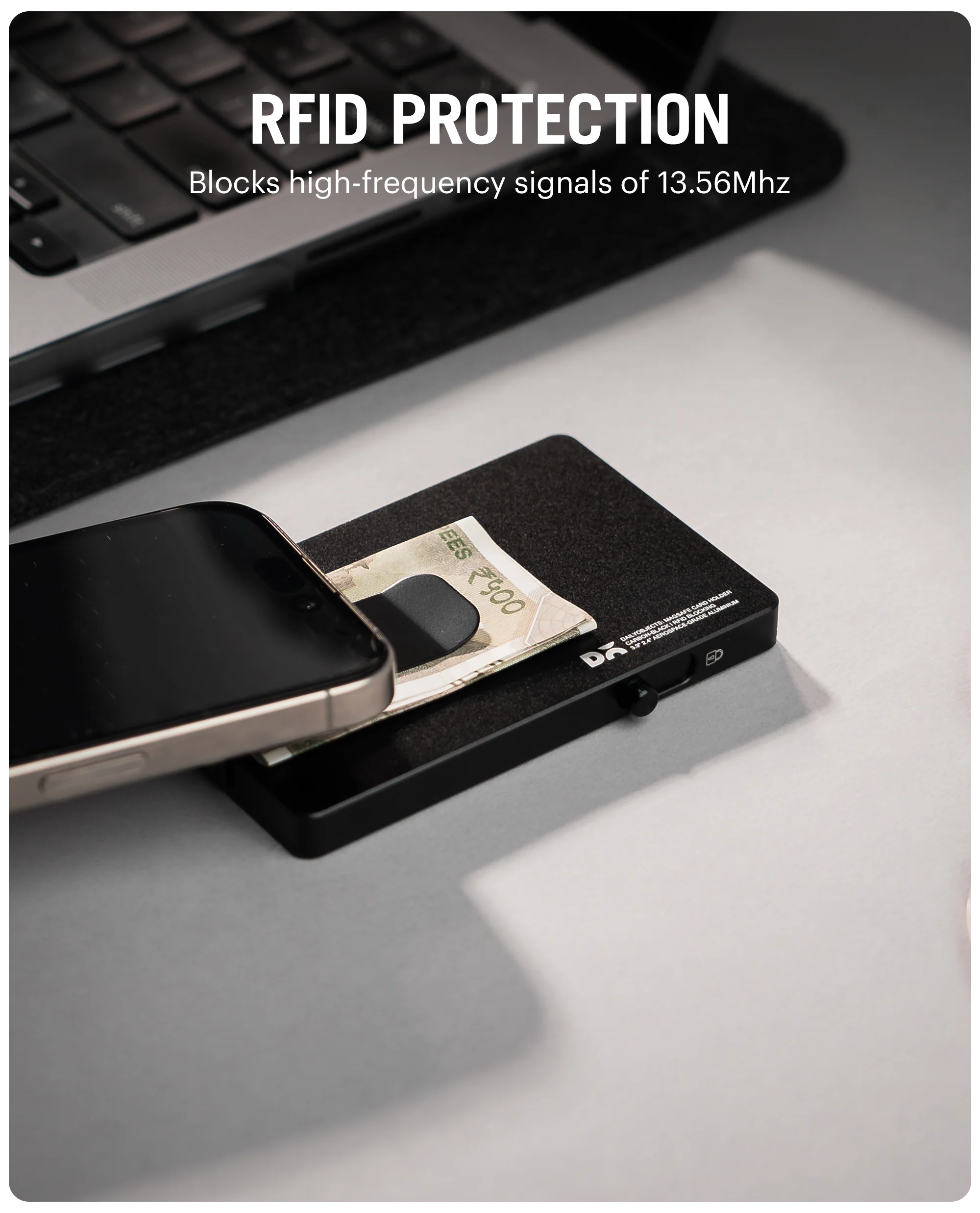 Analog RFID MagSafe Card Wallet with Money Clip - Image 21