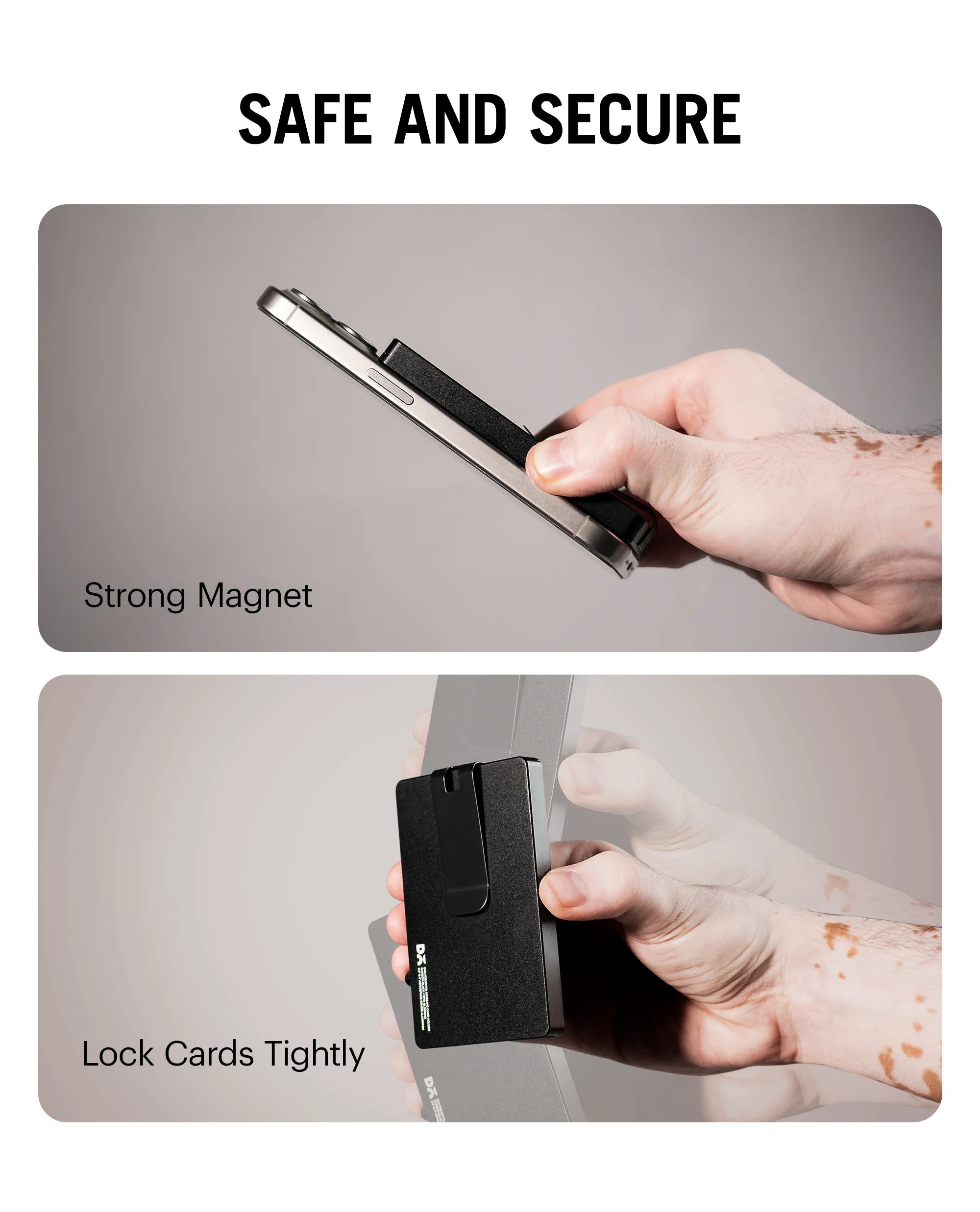 Analog RFID MagSafe Card Wallet with Money Clip - Image 9