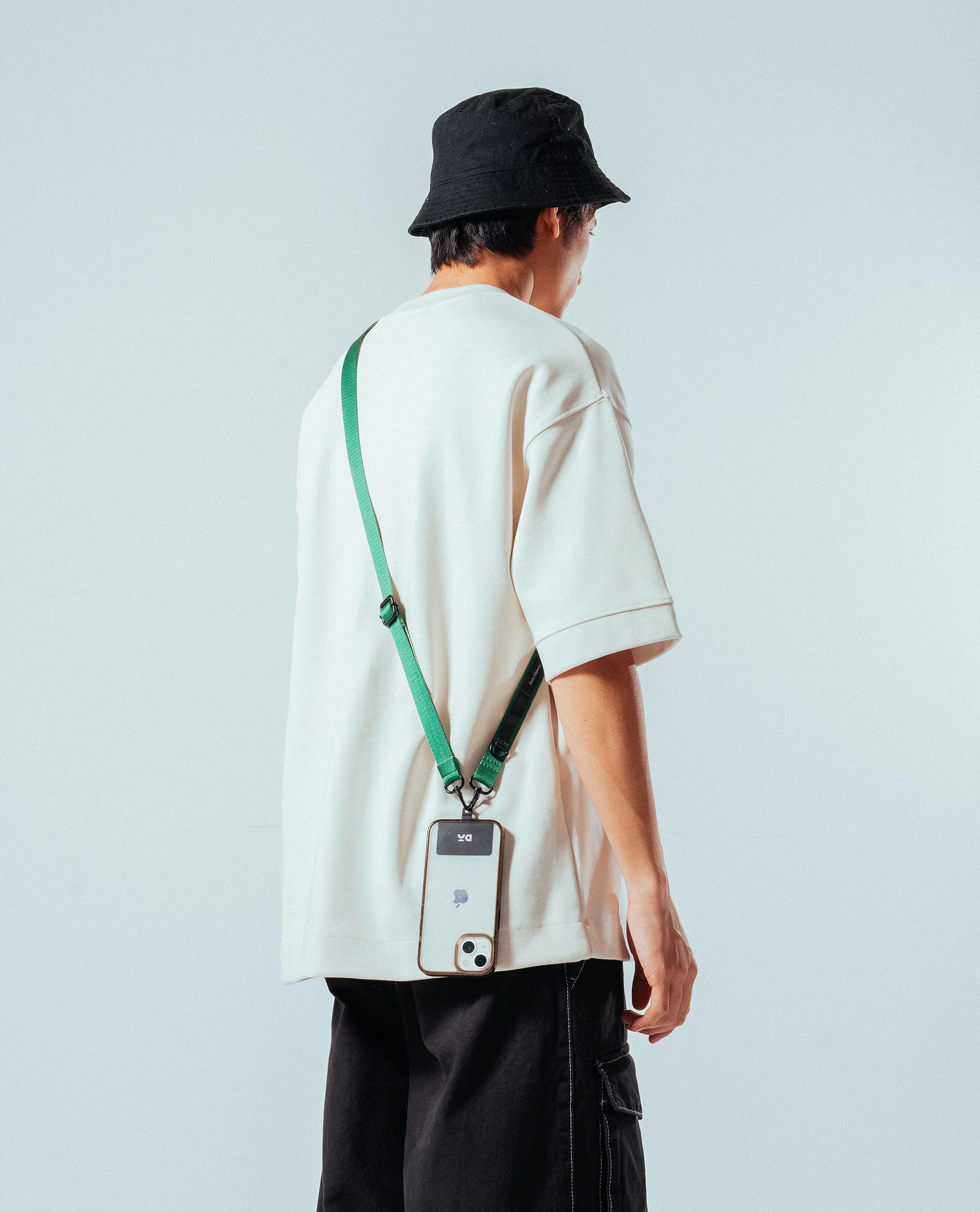 Black Crossbody Utility Phone Lanyard - Strap - Image 36