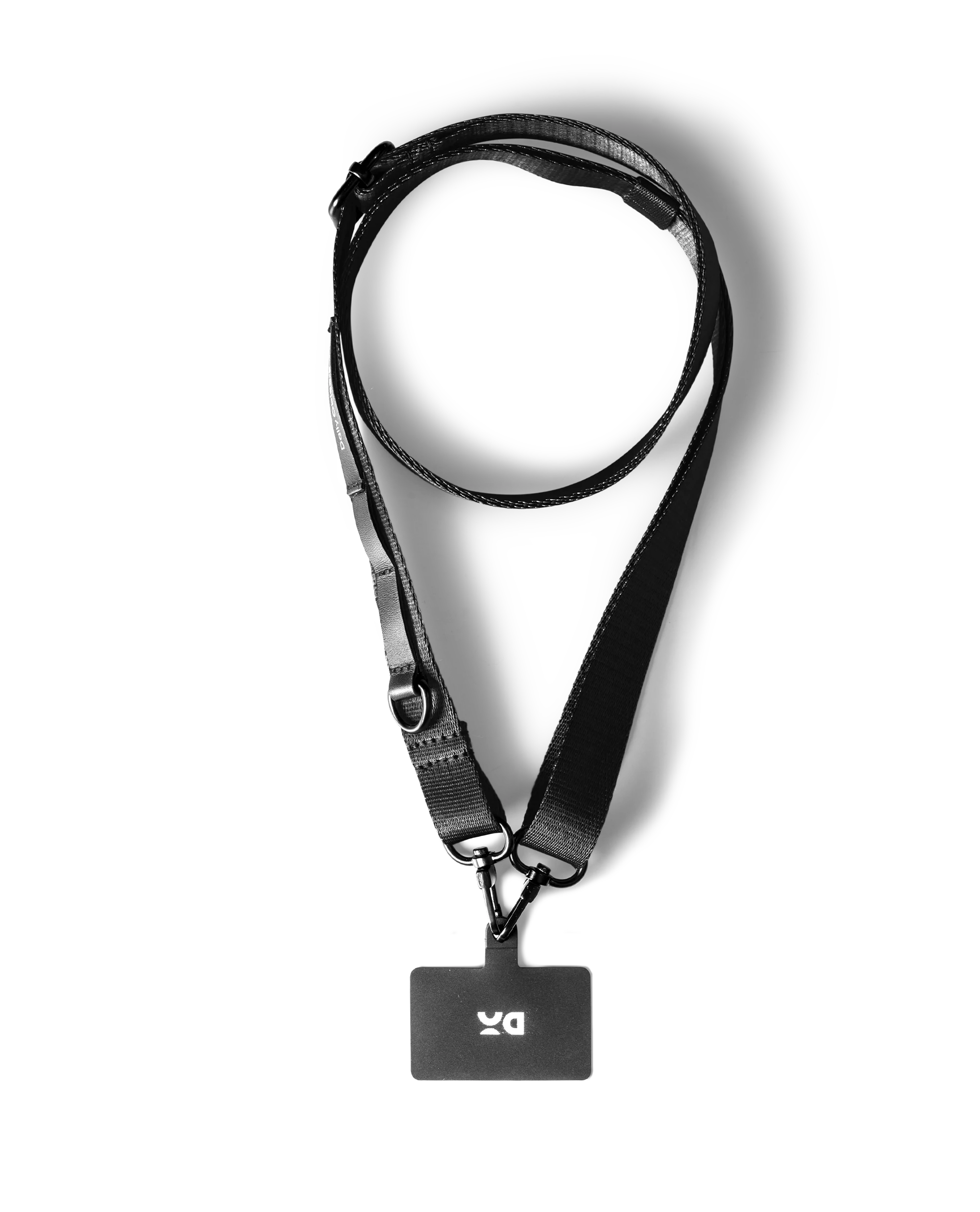 Black Crossbody Utility Phone Lanyard - Strap - Image 4