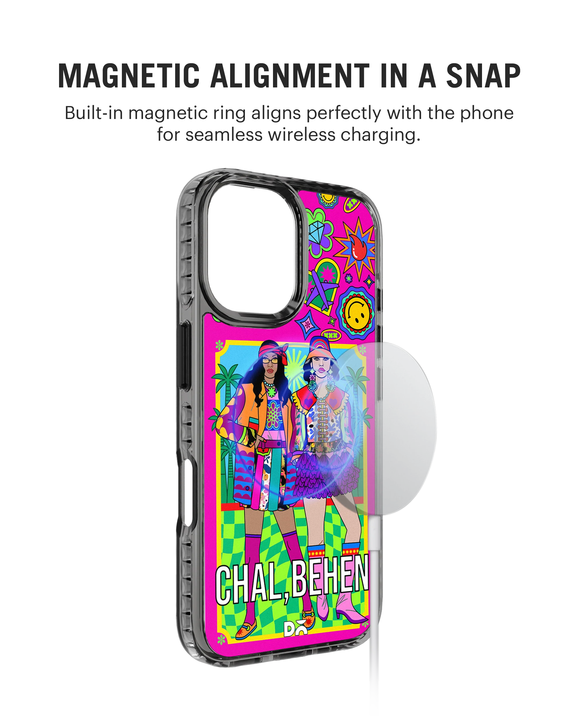 Chal Behen Stride 2.0 MagSafe Case Cover For iPhone 16 - Image 3