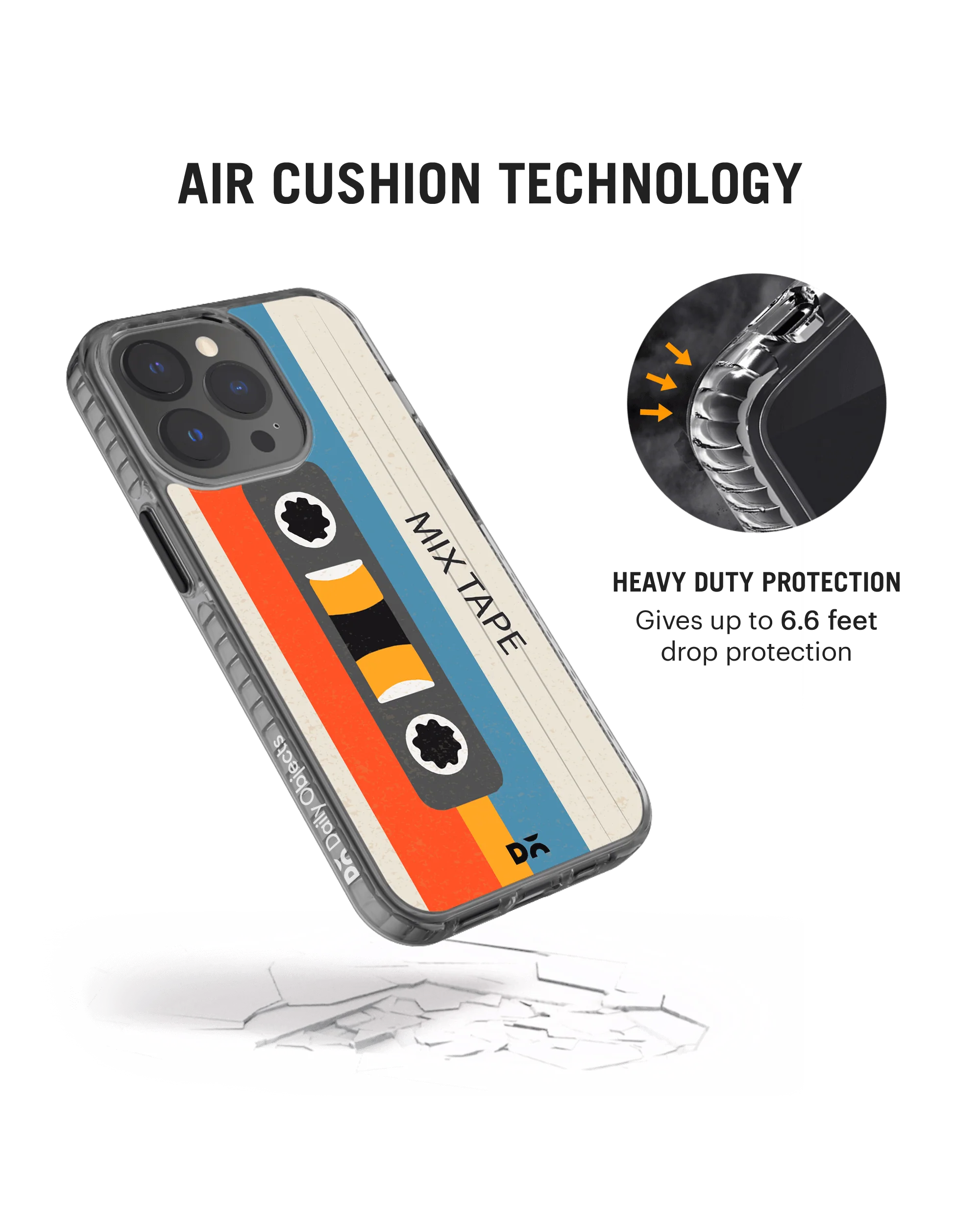 Chrome Mix Tape Stride 2.0 Case Cover For iPhone 13 Pro - Image 5