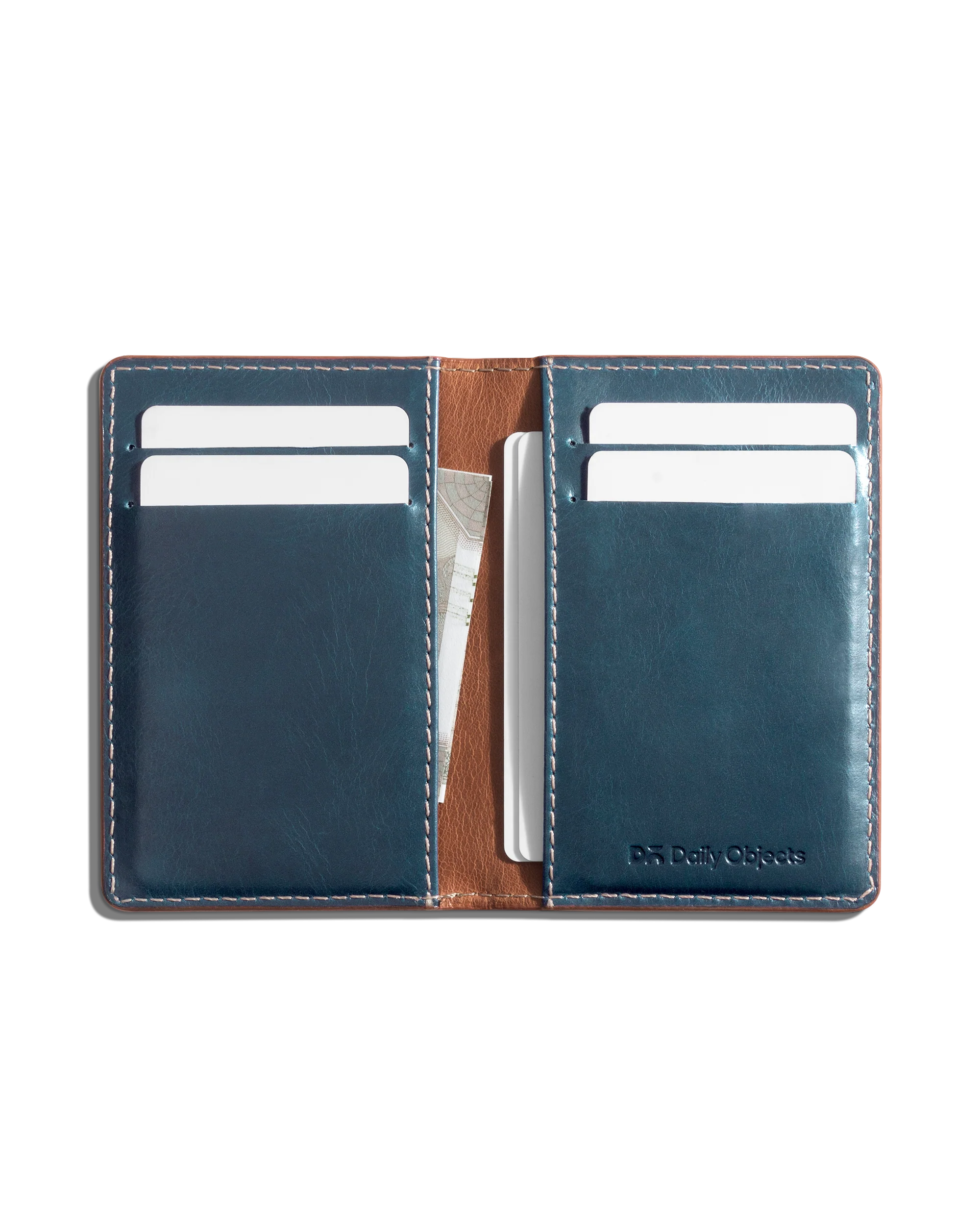 Log Bi-Fold Leather Wallet - Image 13