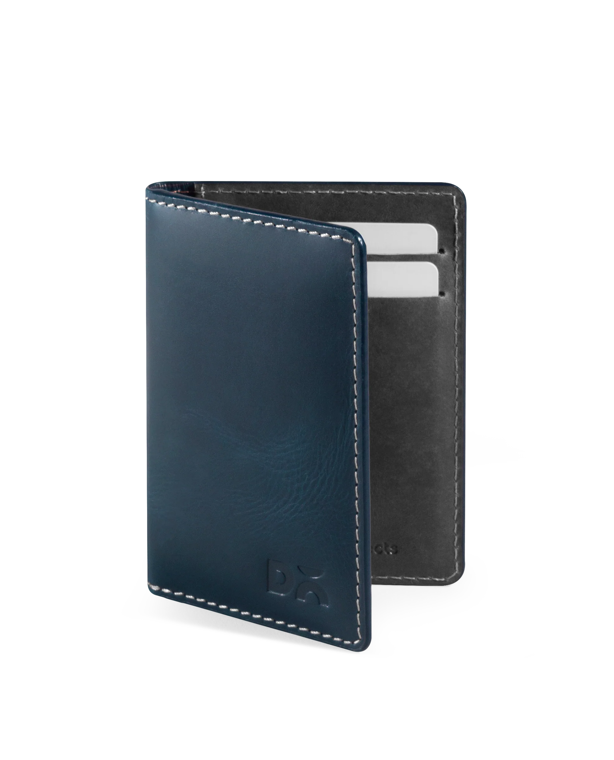 Log Bi-Fold Leather Wallet - Image 8