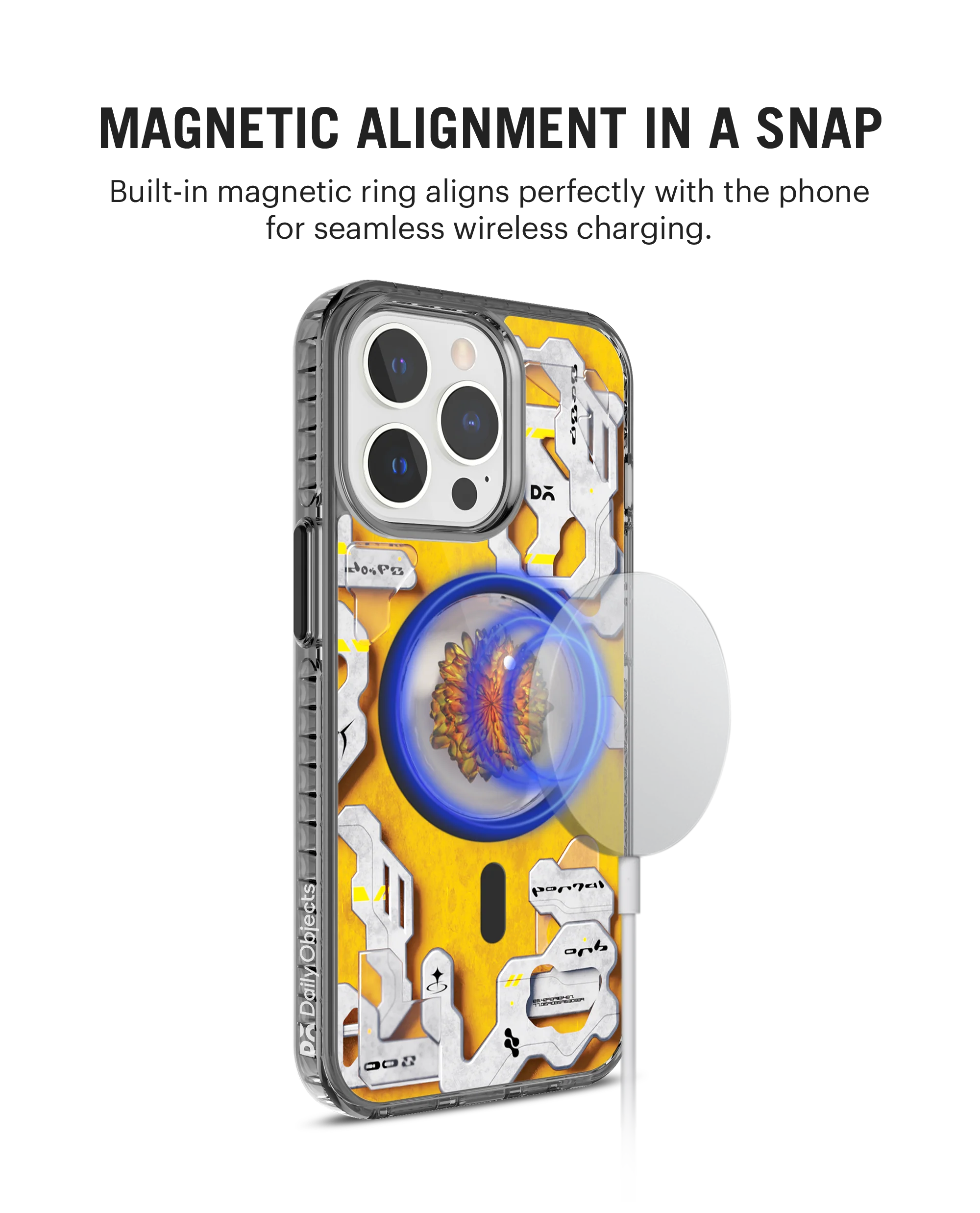 DailyObjects Cronus Stride 2.0 Clear MagSafe Phone Case Cover For iPhone 15 Pro - Image 2