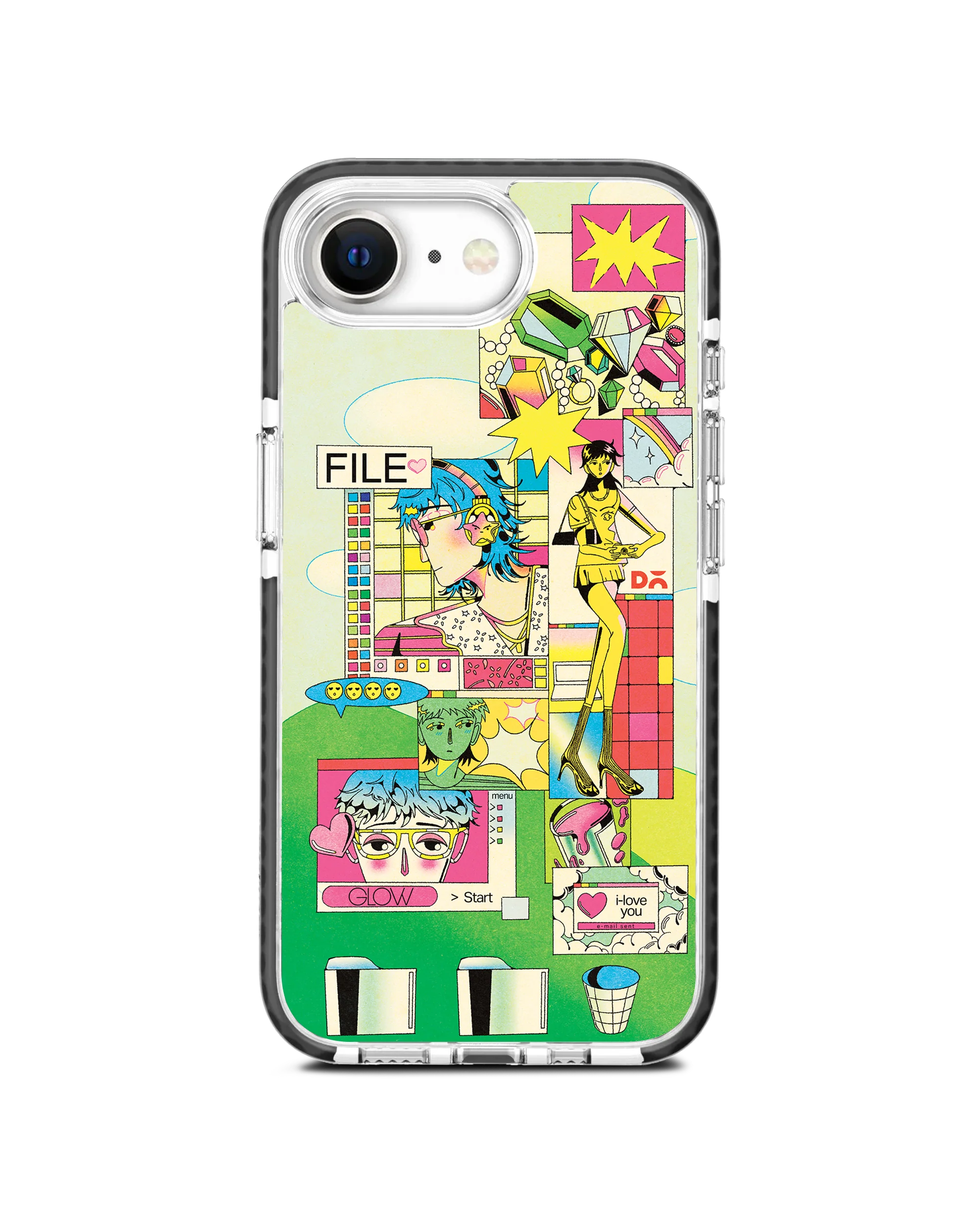 DailyObjects Digital Arcade Stride 2.0 MagSafe Case Cover For iPhone 17e