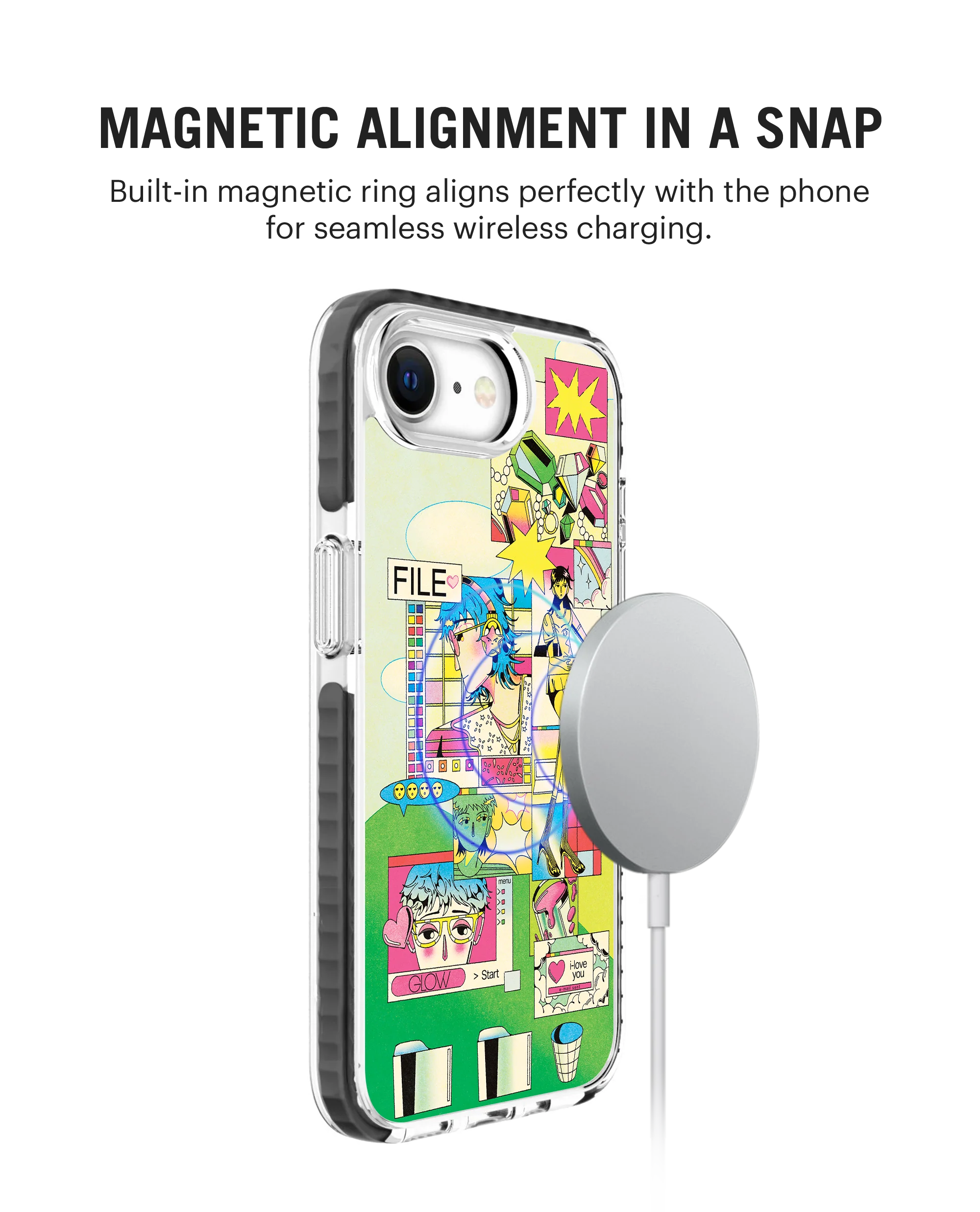 DailyObjects Digital Arcade Stride 2.0 MagSafe Case Cover For iPhone 17e - Image 3
