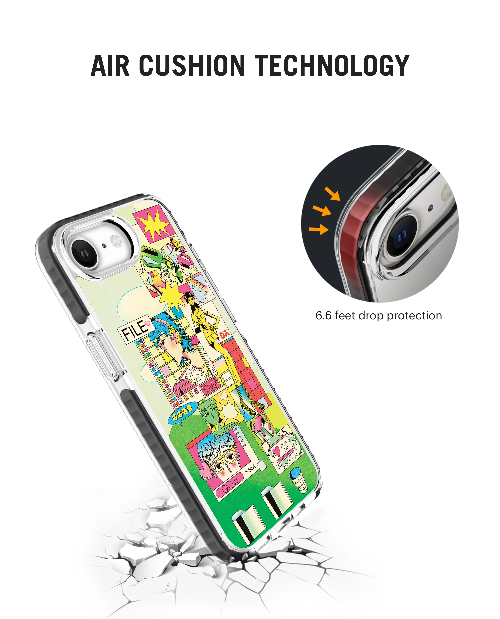 DailyObjects Digital Arcade Stride 2.0 MagSafe Case Cover For iPhone 17e - Image 6