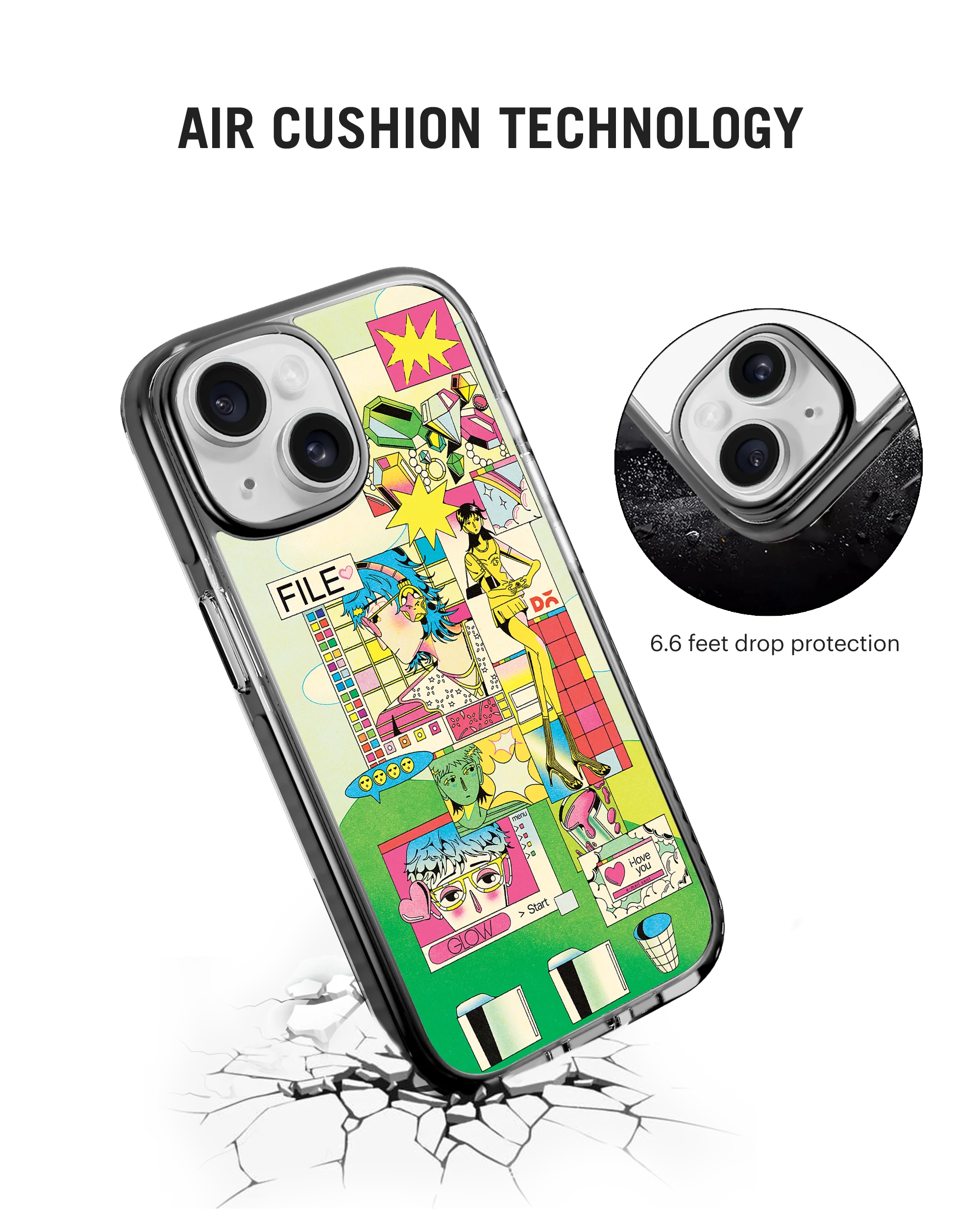 DailyObjects Digital Arcade Stride 3.0 MagSafe Case Cover For iPhone 15 Plus - Image 6
