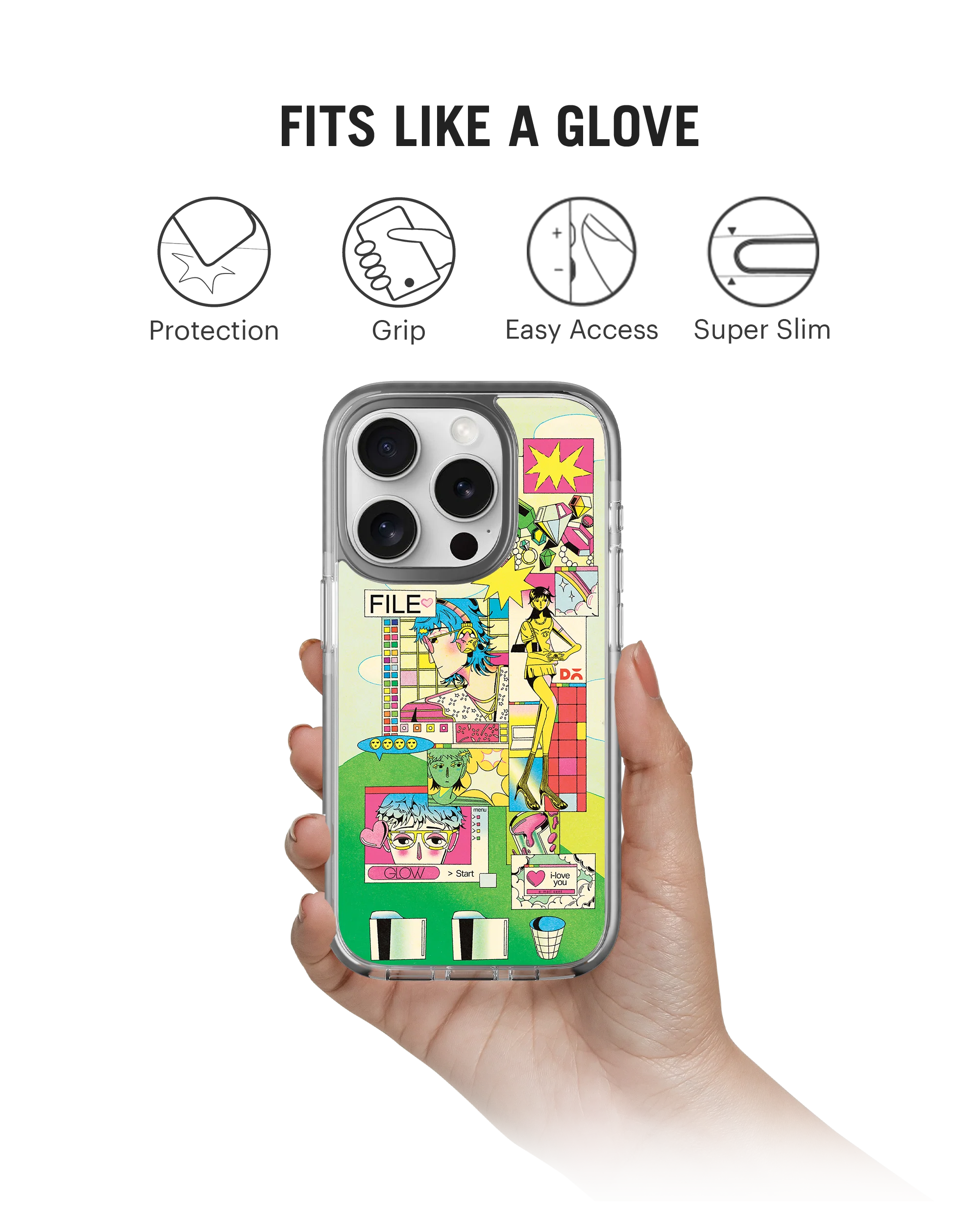 DailyObjects Digital Arcade Stride 3.0 MagSafe Case Cover For iPhone 15 Pro Max - Image 2
