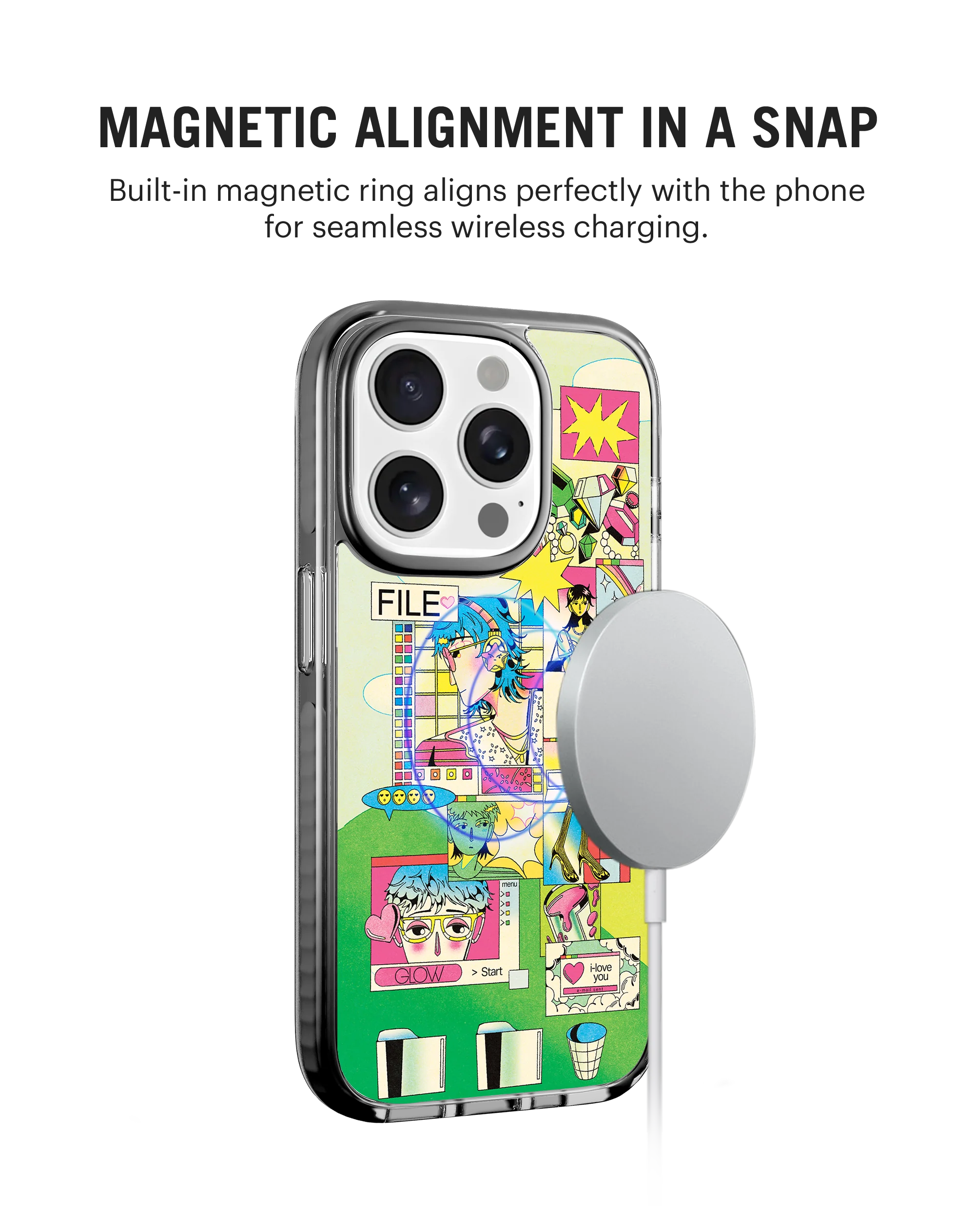 DailyObjects Digital Arcade Stride 3.0 MagSafe Case Cover For iPhone 15 Pro Max - Image 3