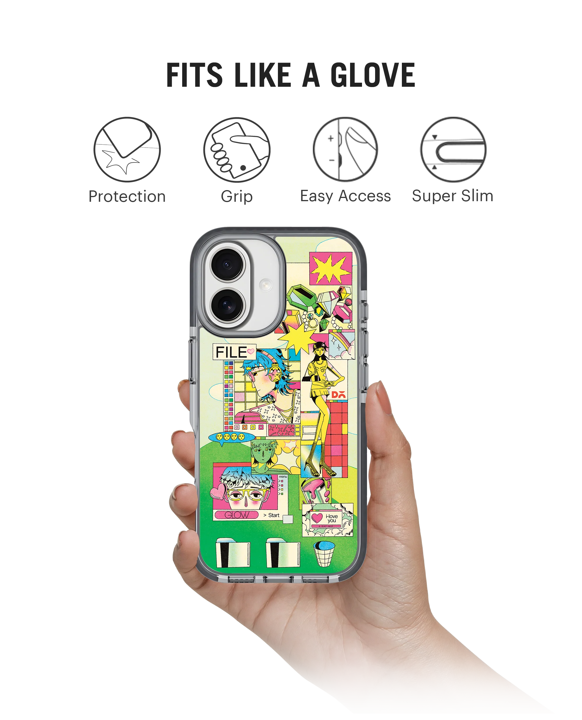 DailyObjects Digital Arcade Stride 3.0 MagSafe Case Cover For iPhone 16 - Image 2