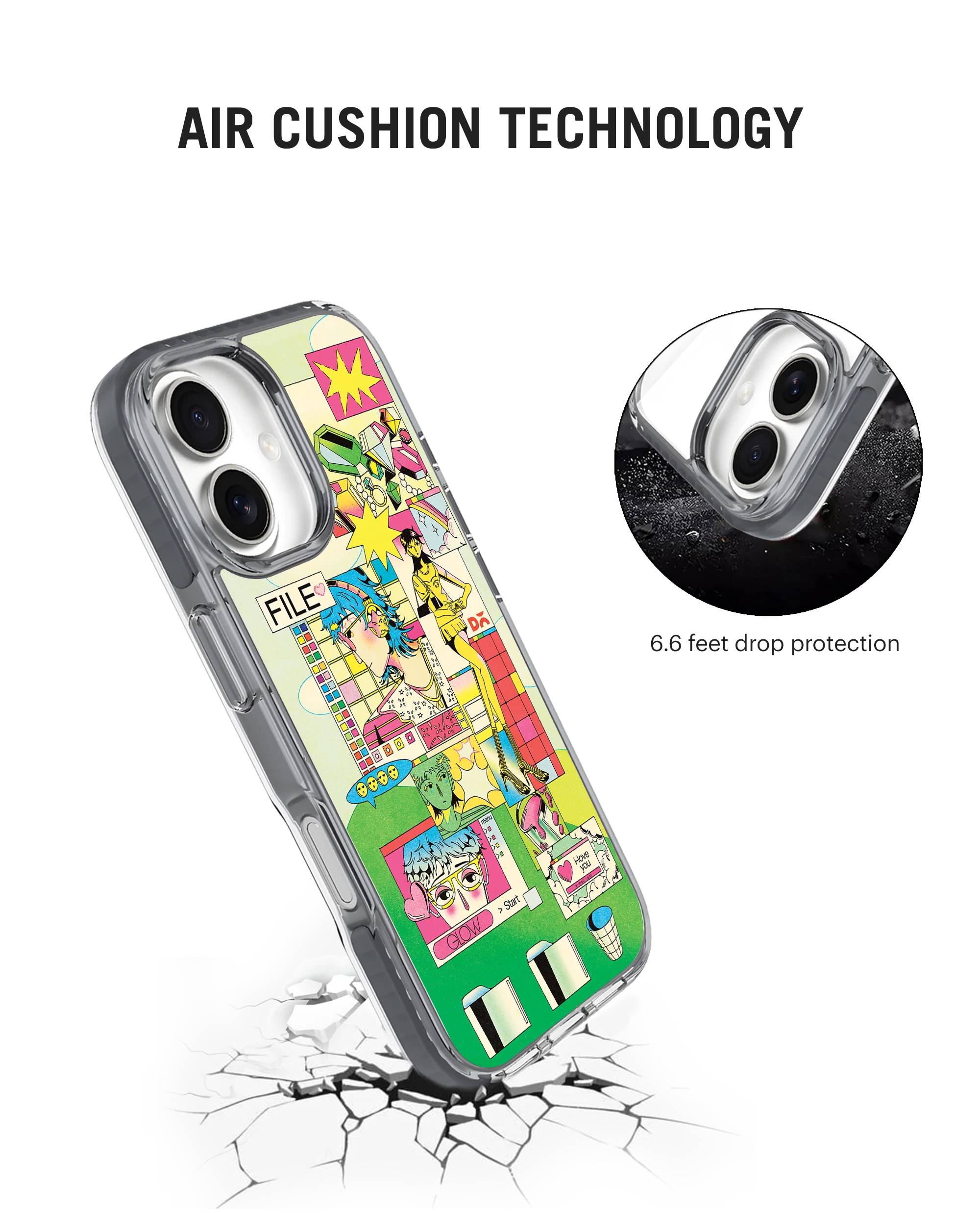 DailyObjects Digital Arcade Stride 3.0 MagSafe Case Cover For iPhone 16 - Image 6