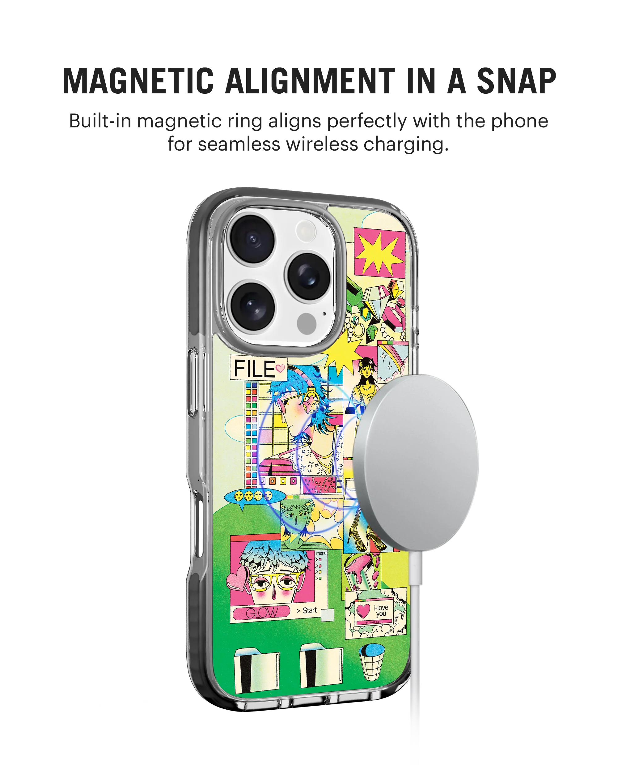DailyObjects Digital Arcade Stride 3.0 MagSafe Case Cover For iPhone 16 Pro - Image 3