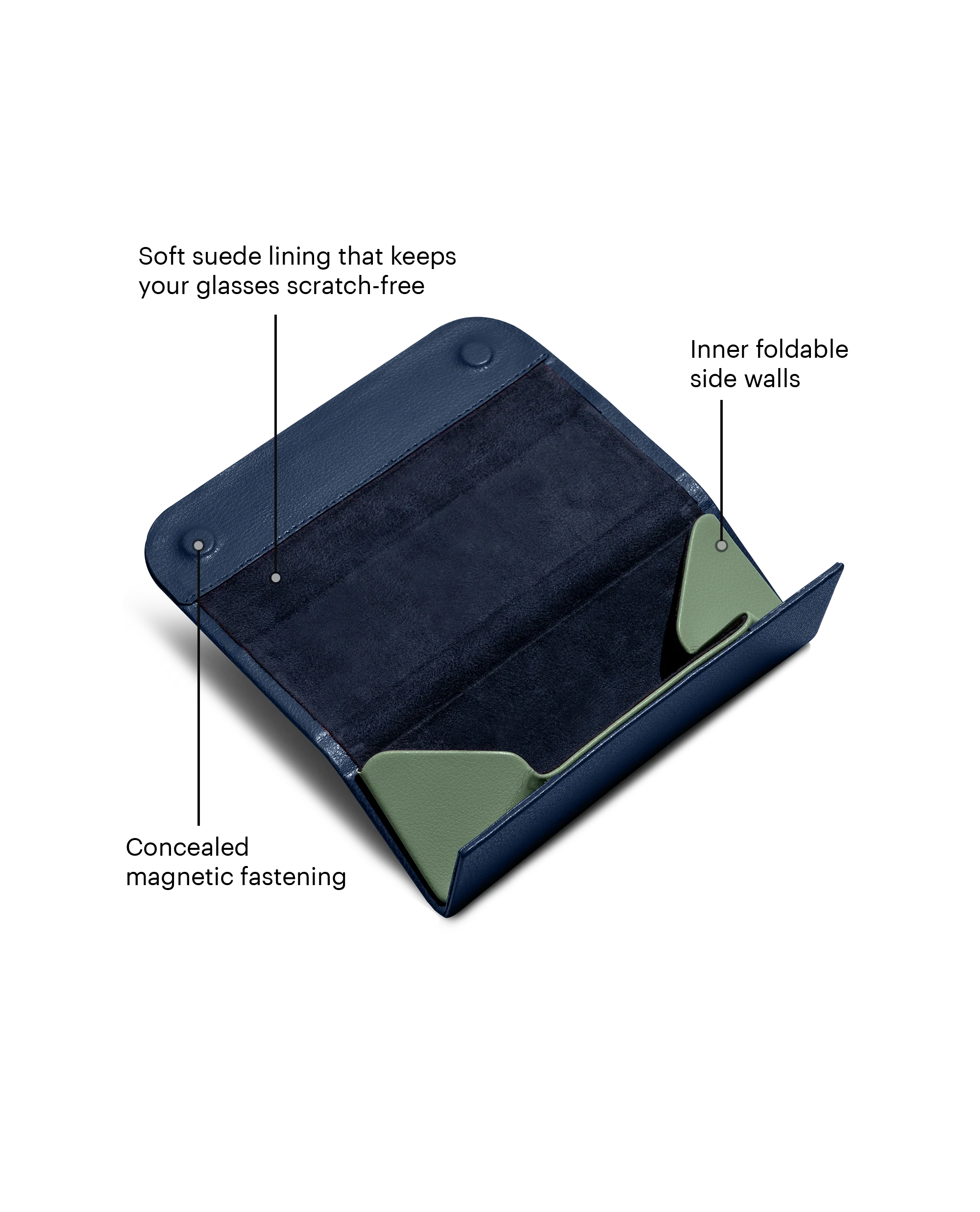 Foldaway Slim Eyewear/Sunglass Case - Image 2