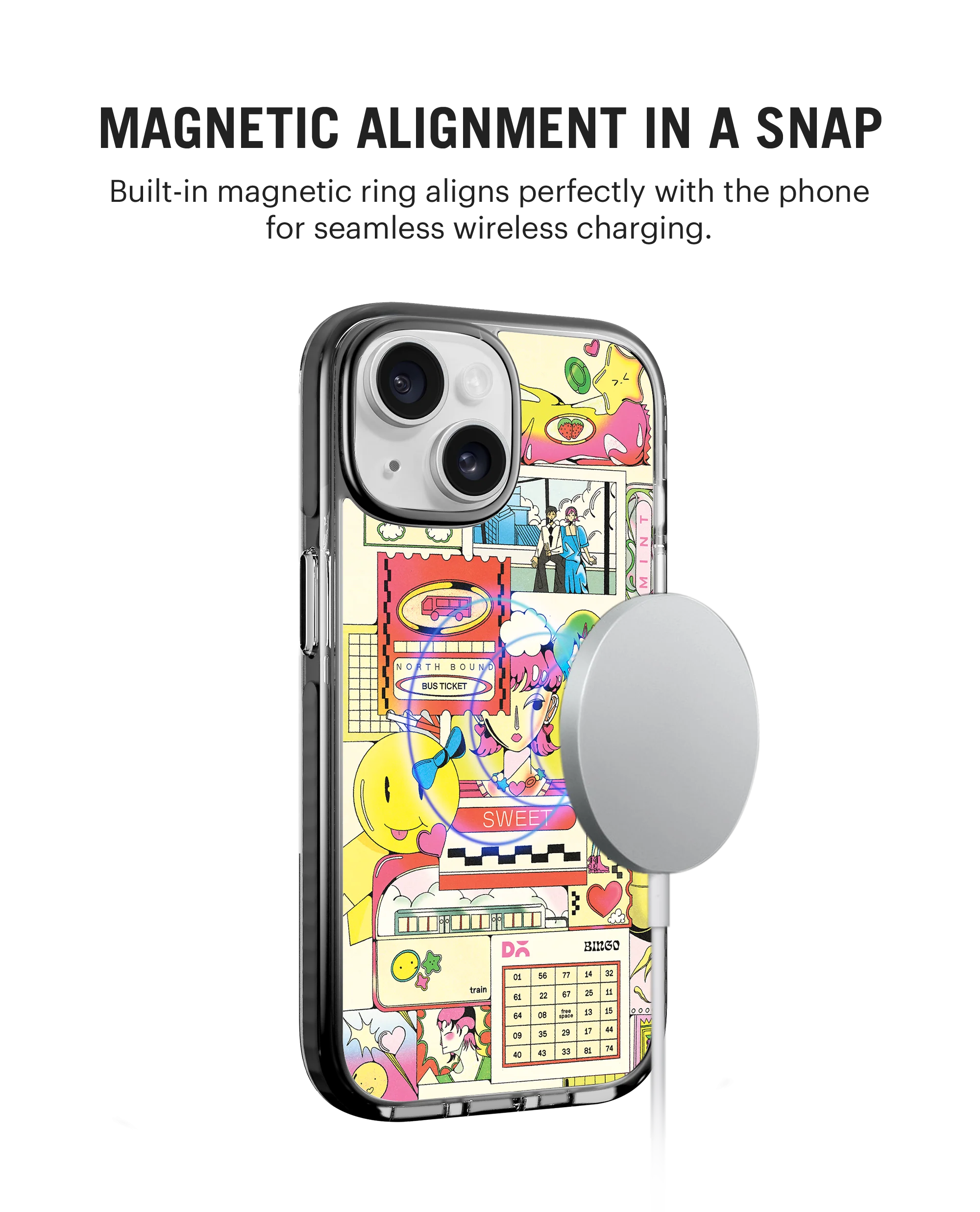 DailyObjects Paper Trail Stride 3.0 MagSafe Case Cover For iPhone 15 Plus - Image 3