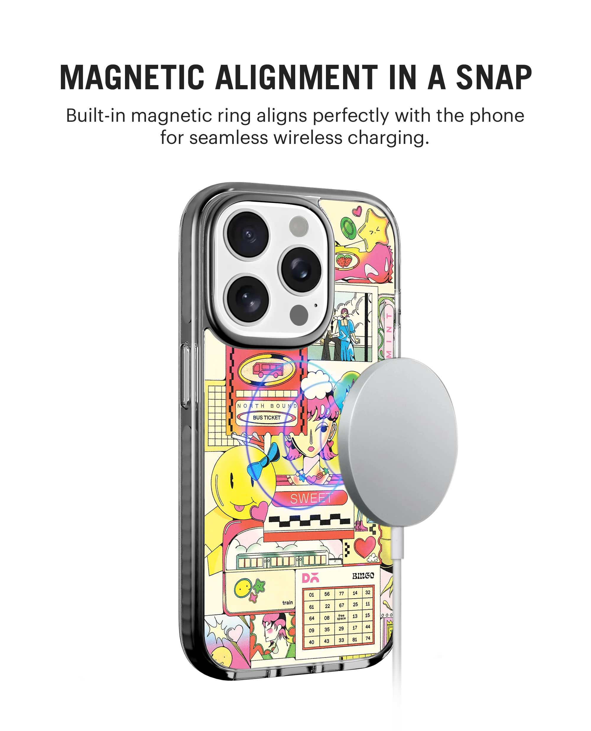 DailyObjects Paper Trail Stride 3.0 MagSafe Case Cover For iPhone 15 Pro - Image 3