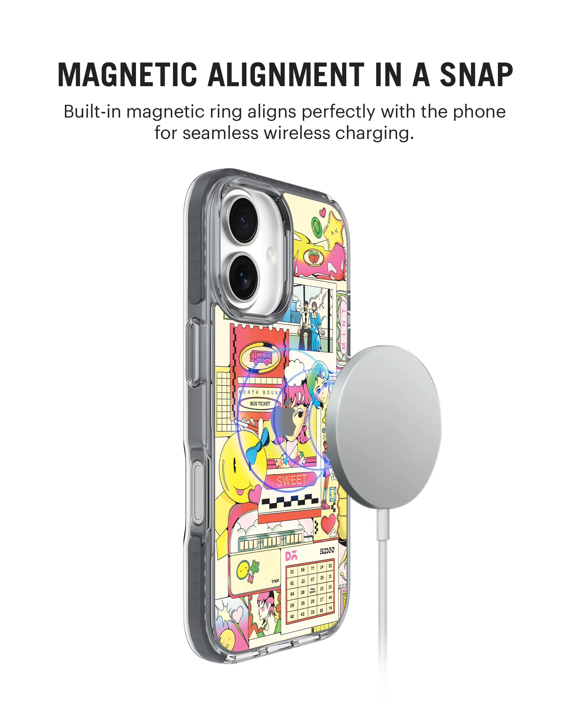 DailyObjects Paper Trail Stride 3.0 MagSafe Case Cover For iPhone 16 - Image 3