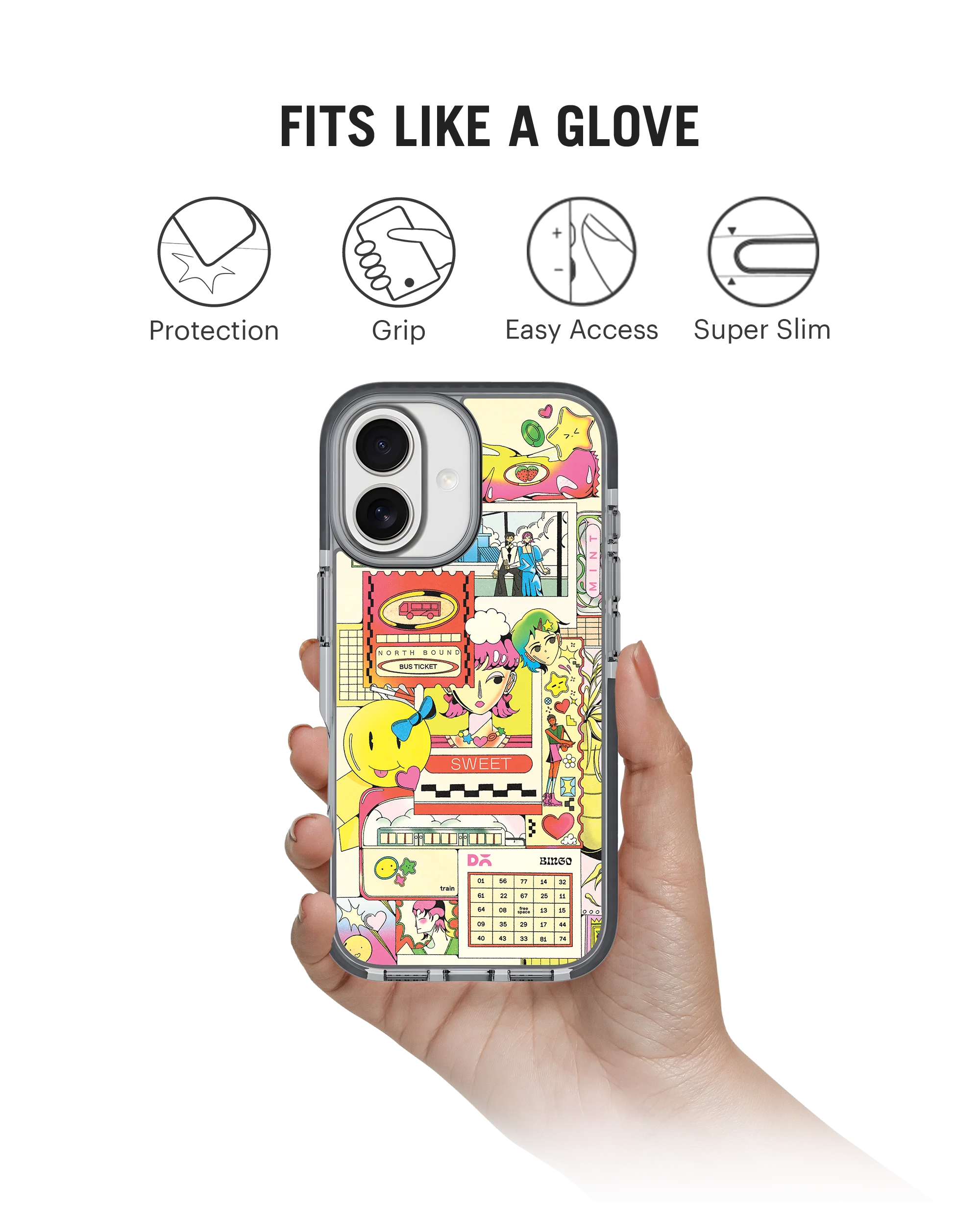 DailyObjects Paper Trail Stride 3.0 MagSafe Case Cover For iPhone 16 Plus - Image 2
