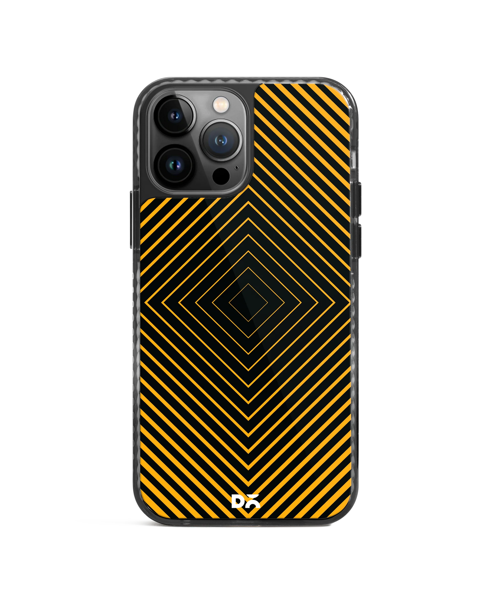 DailyObjects Rhombus Ochre Stride 2.0 Phone Case Cover For iPhone 15 Pro