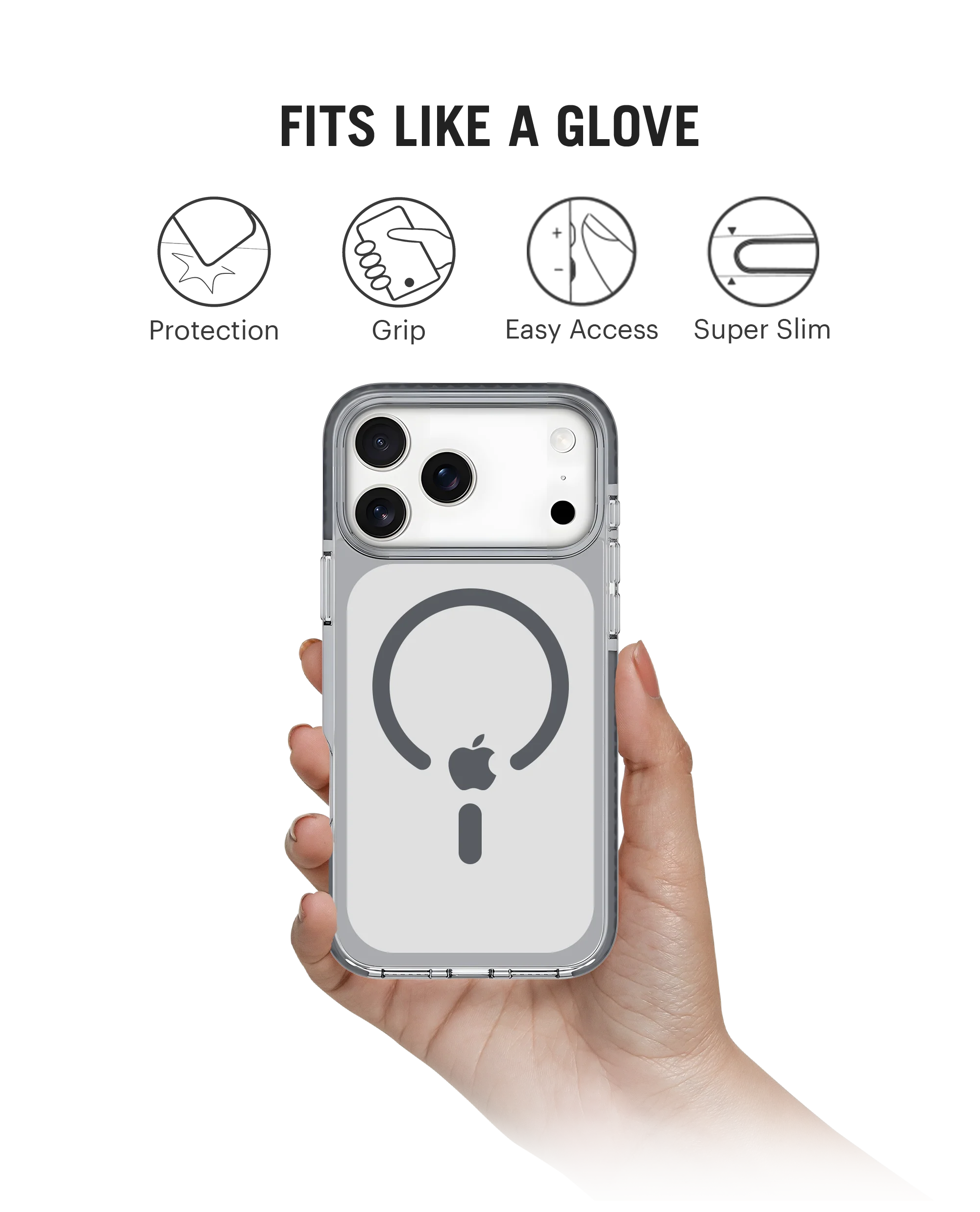 DailyObjects Stride 2.0 Clear MagSafe Phone Case Cover For iPhone 17 Pro - Image 7