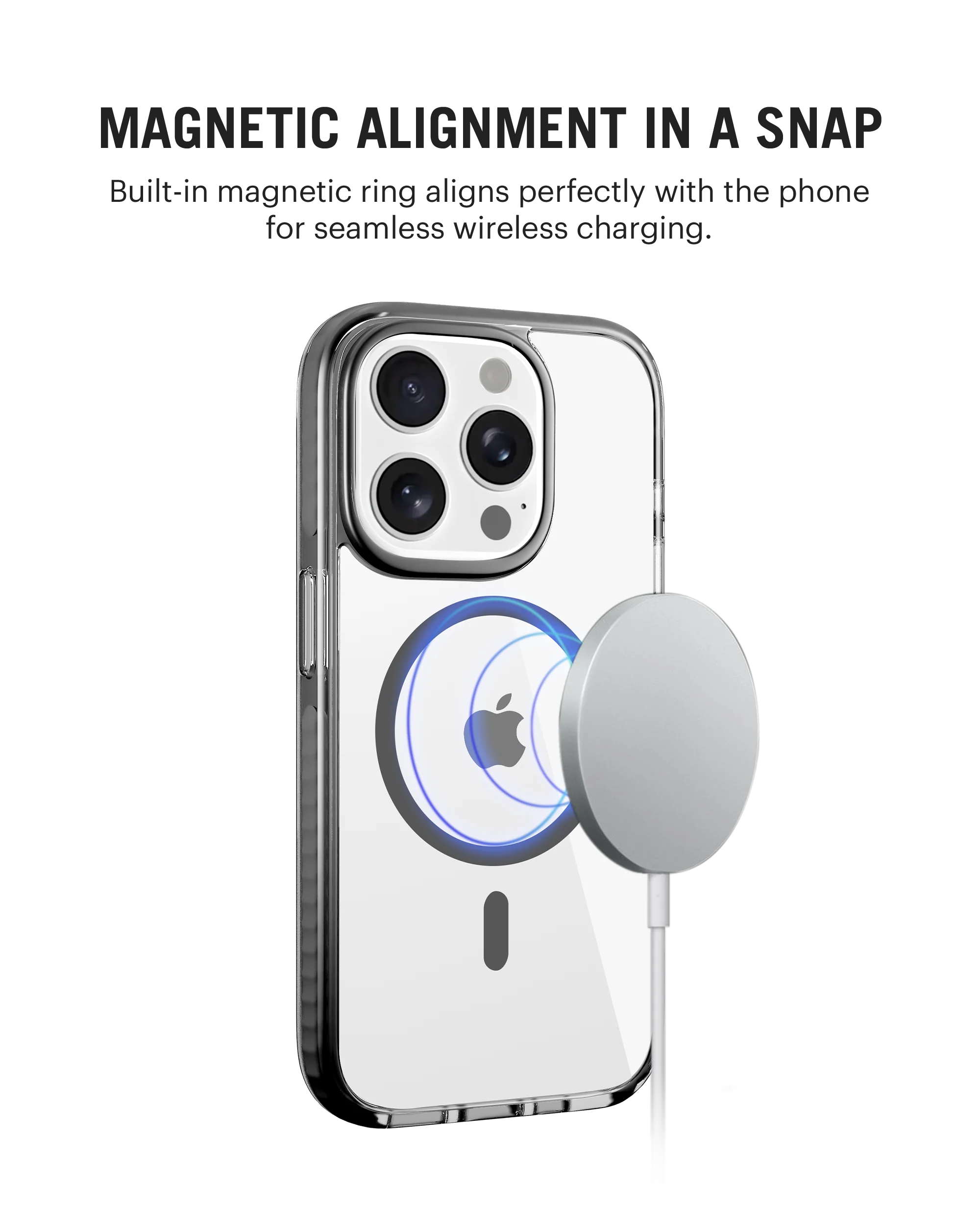DailyObjects Stride 3.0 Clear MagSafe Phone Case Cover For iPhone 15 Pro Max - Image 2