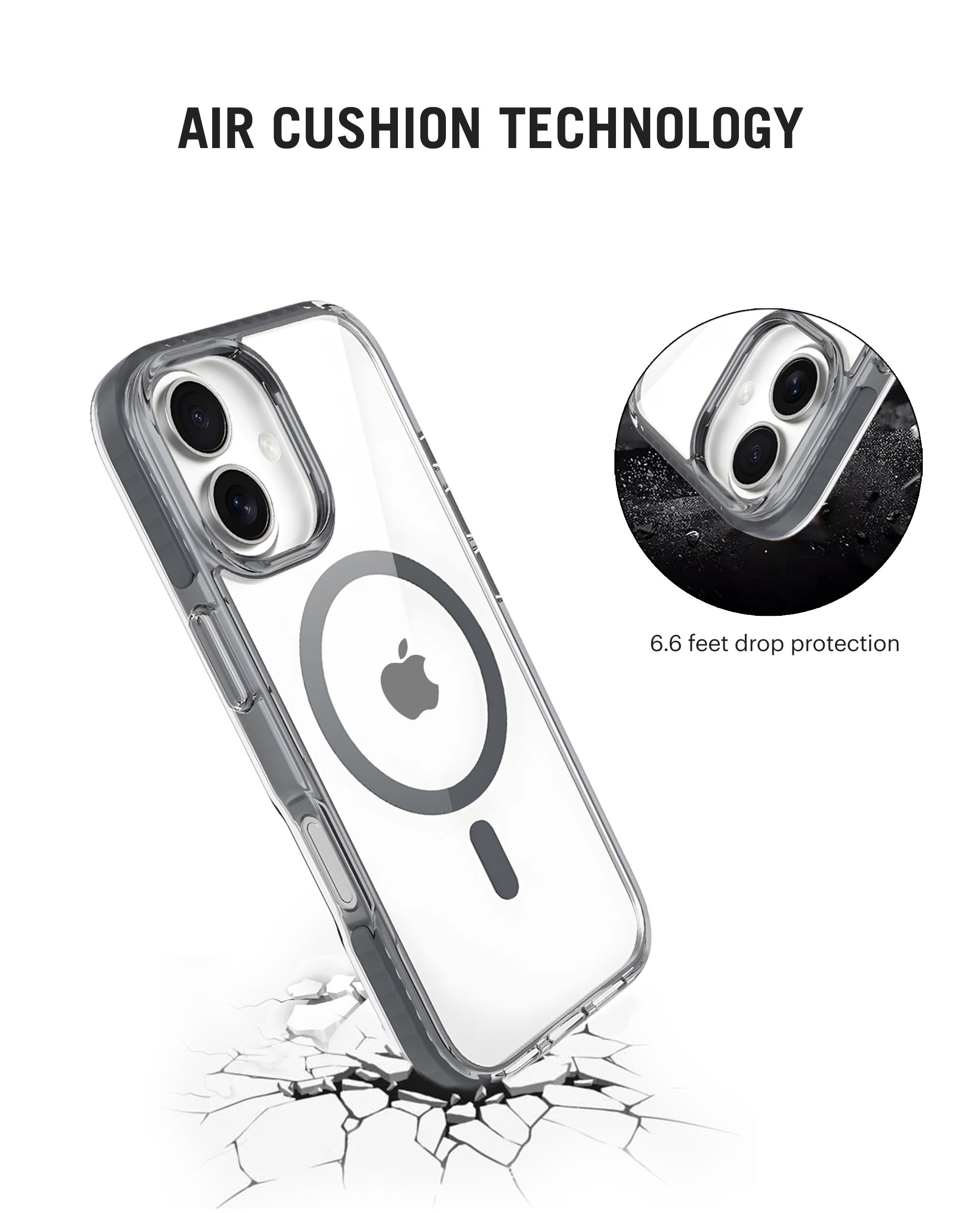 DailyObjects Stride 3.0 Clear MagSafe Phone Case Cover For iPhone 16 - Image 5