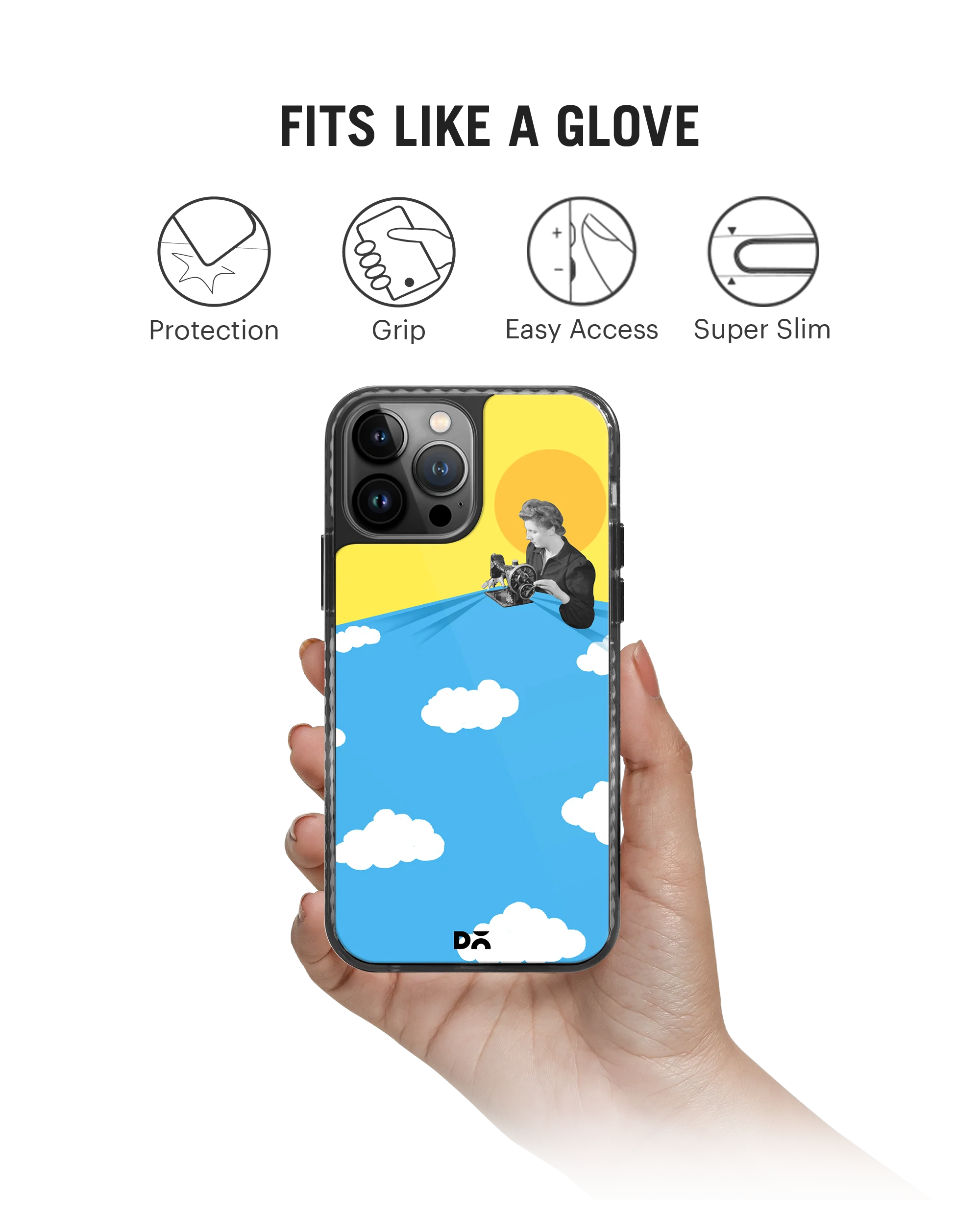 DailyObjects Tailored Dreams Stride 2.0 Phone Case Cover For iPhone 15 Pro - Image 2