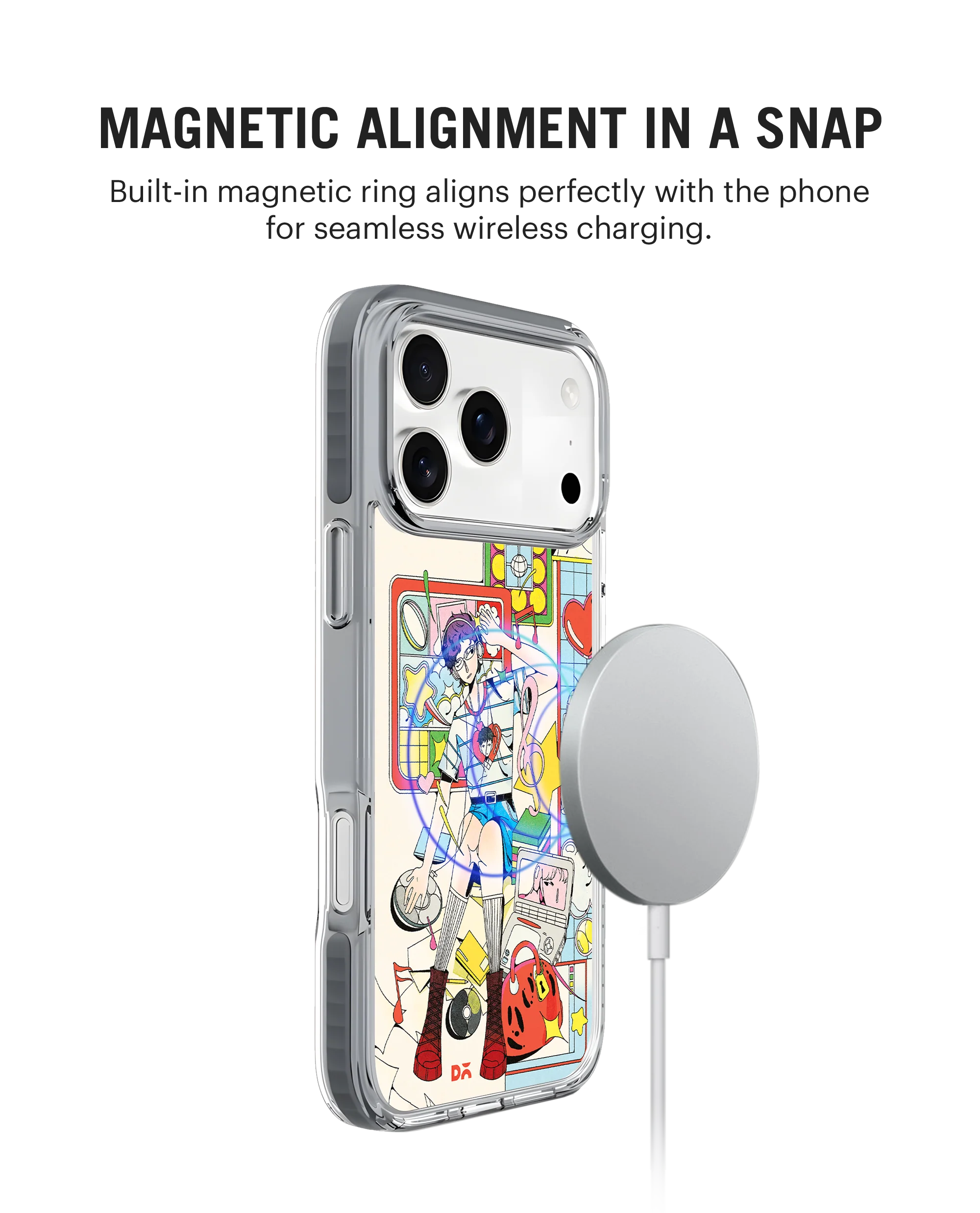DailyObjects Walkman Beats Stride 2.0 MagSafe Case Cover For iPhone 17 Pro Max - Image 3
