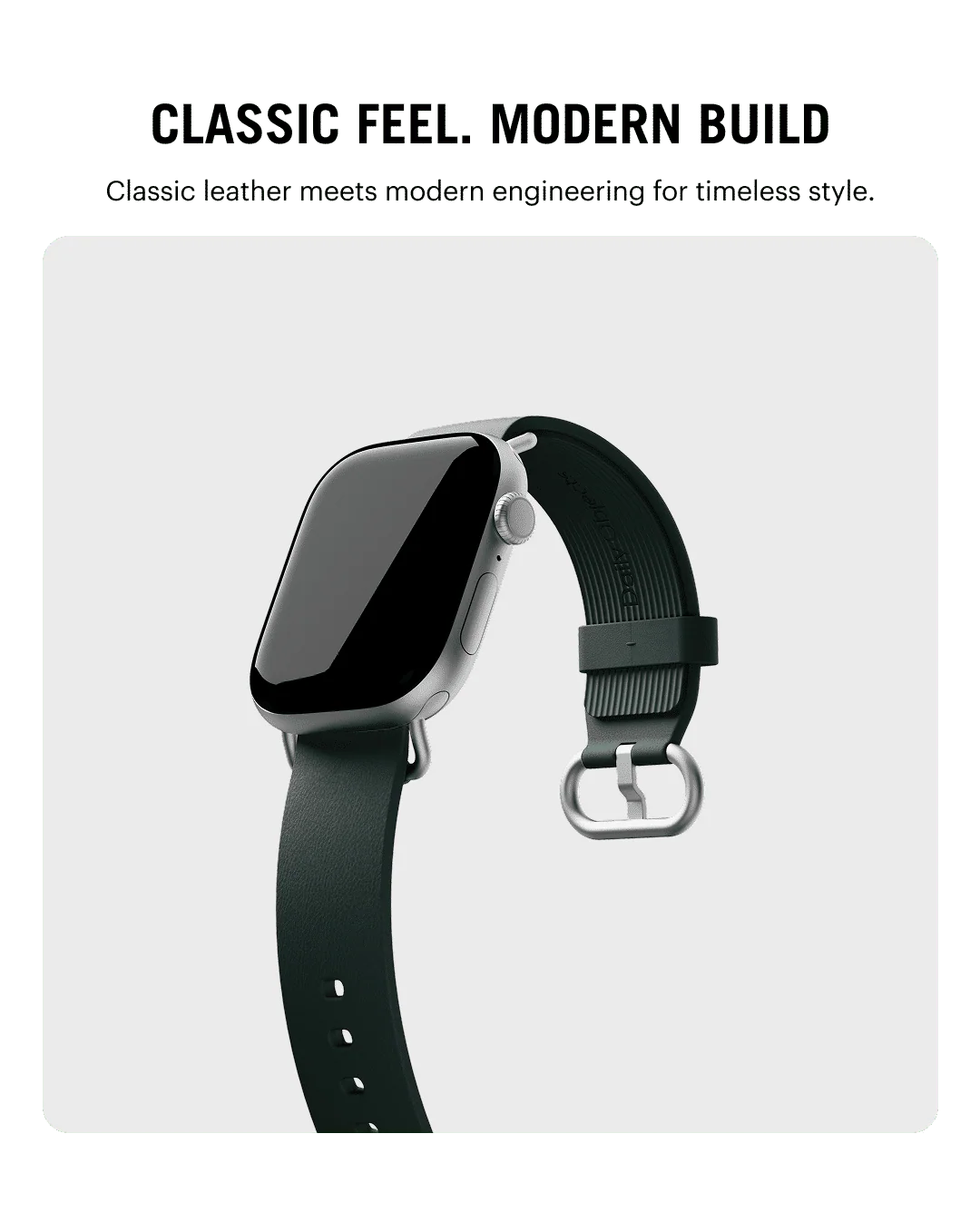 Ellipse Leather Apple Watch Band - Image 17