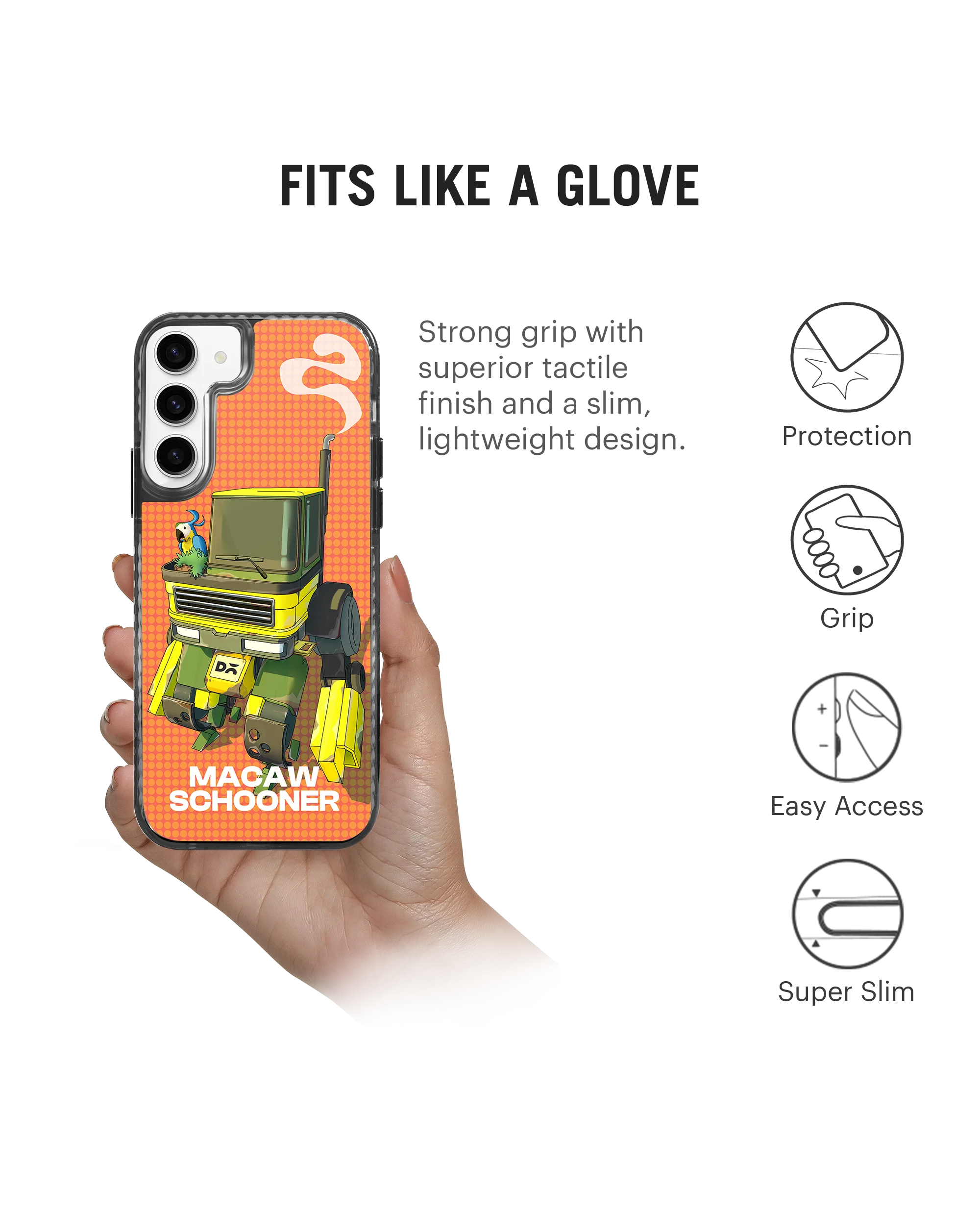 Macaw Schooner Stride 2.0 Case Cover For Samsung Galaxy S23 Plus - Image 5