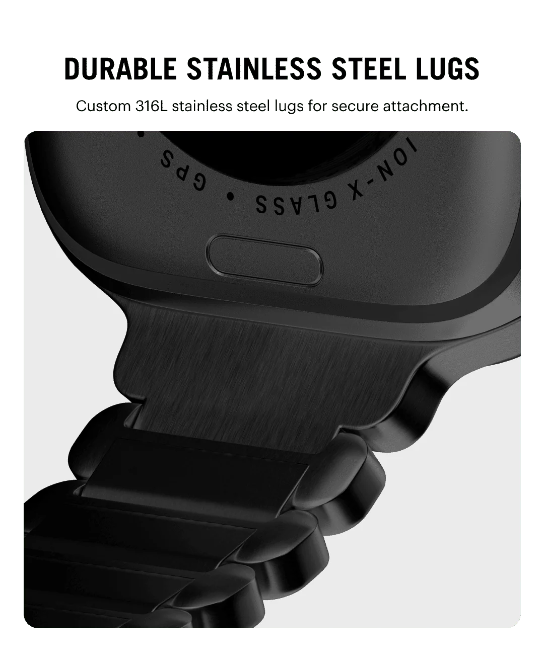 Link Steel Apple Watch Band - Image 14