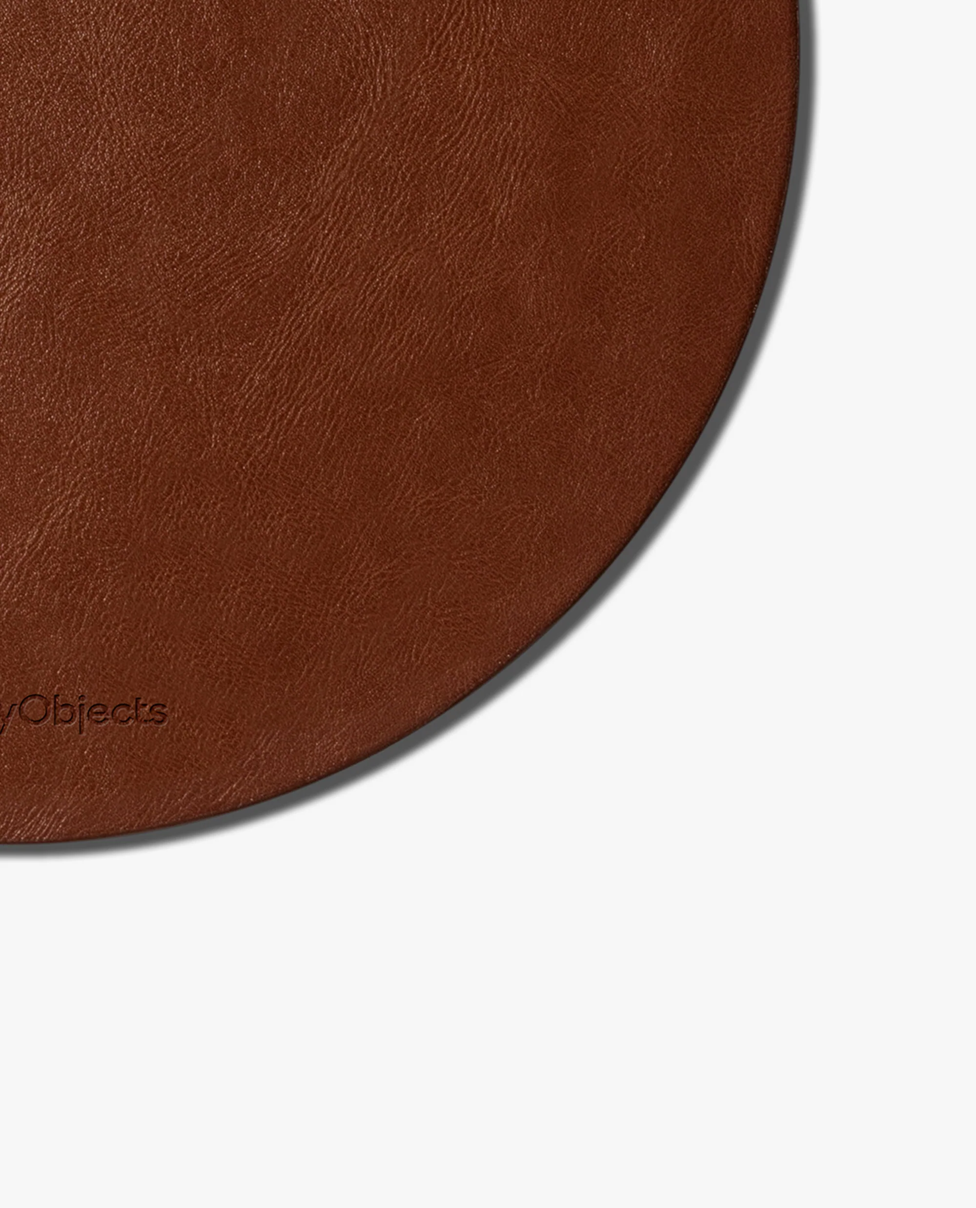 Orb Vegan Leather Mouse Pad (Black) - Image 9