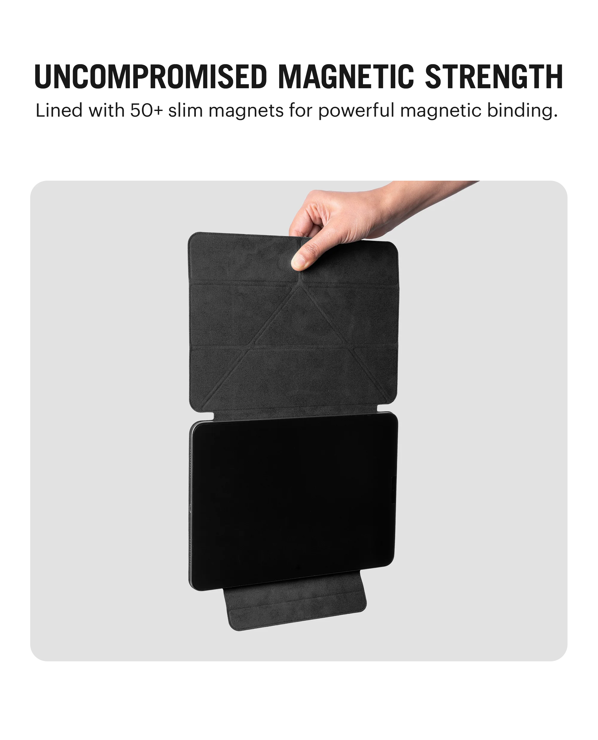 Pleat Y-Fold Magnetic iPad Case for iPad Air 5 2022 10.9 Inch - Image 4