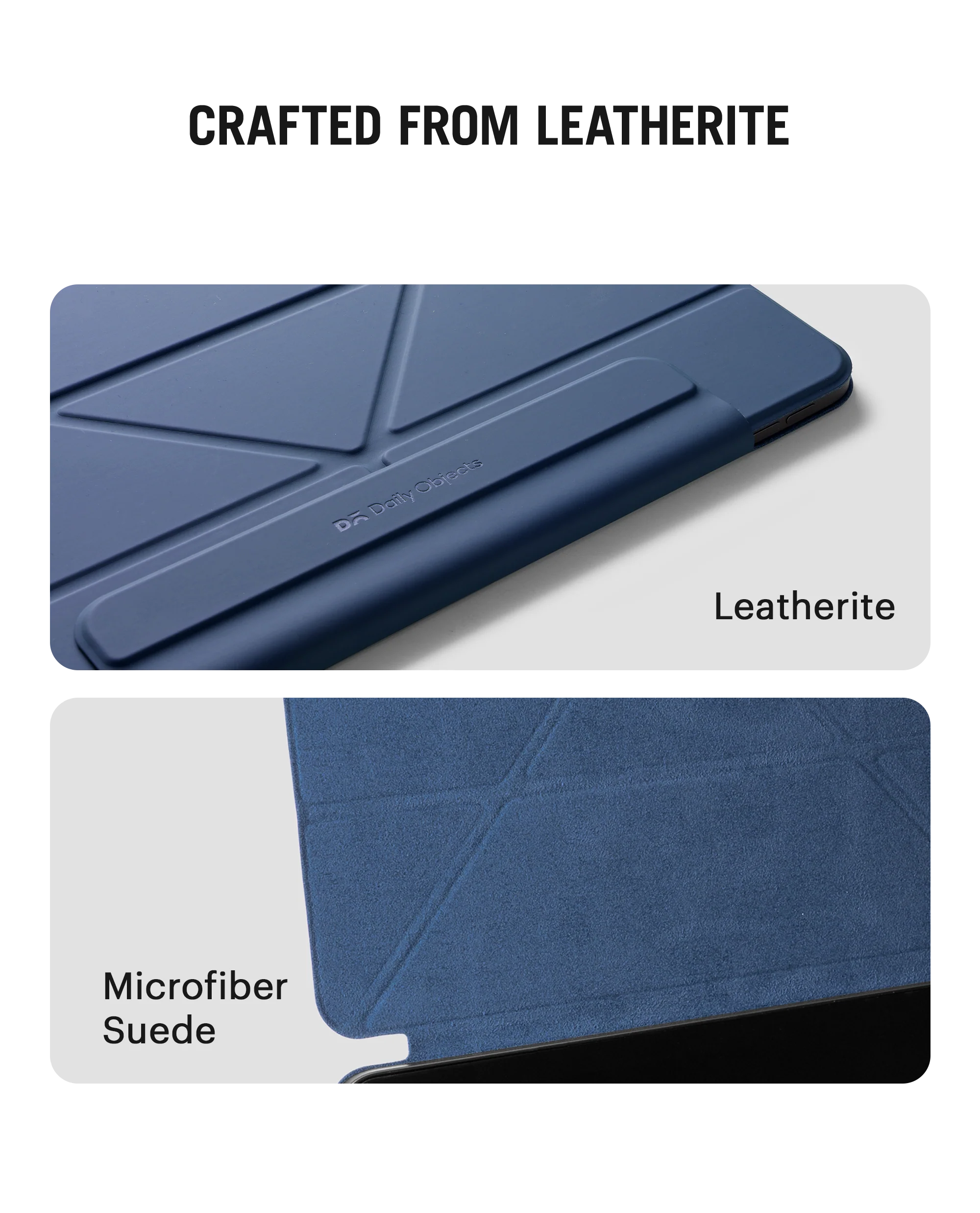 Pleat Y-Fold Magnetic iPad Case for iPad Pro 4 2020 12.9 Inch - Image 19
