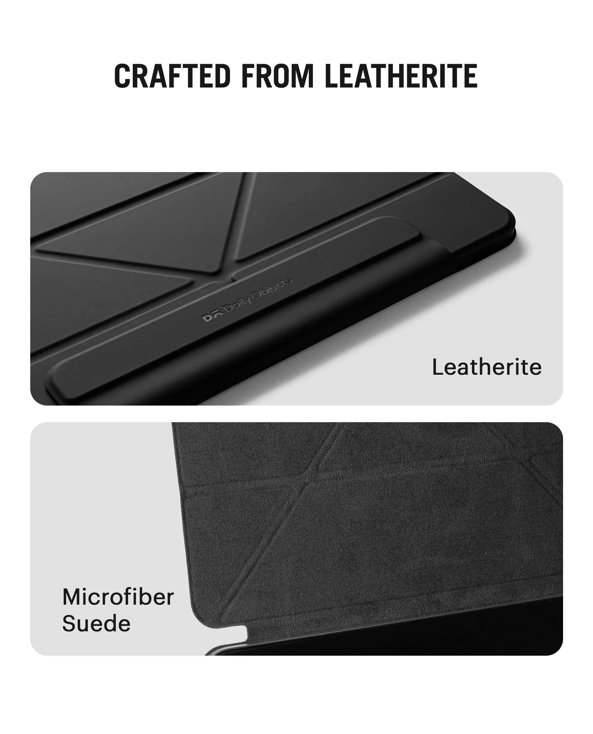 Pleat Y-Fold Magnetic iPad Case for iPad Pro 4 2020 12.9 Inch - Image 6