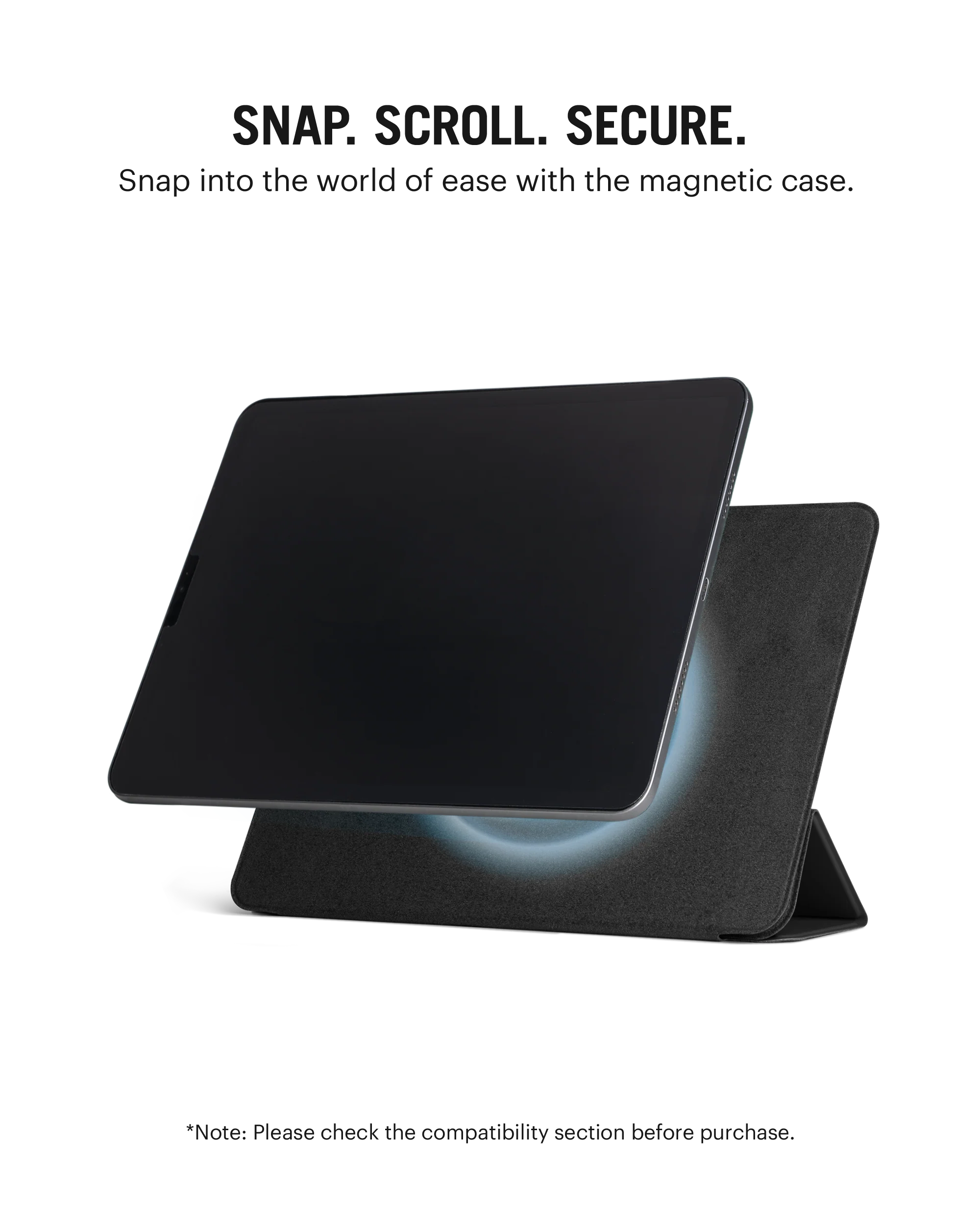 Pleat Y-Fold Magnetic iPad Case for iPad Pro 6 2022 12.9 Inch - Image 2