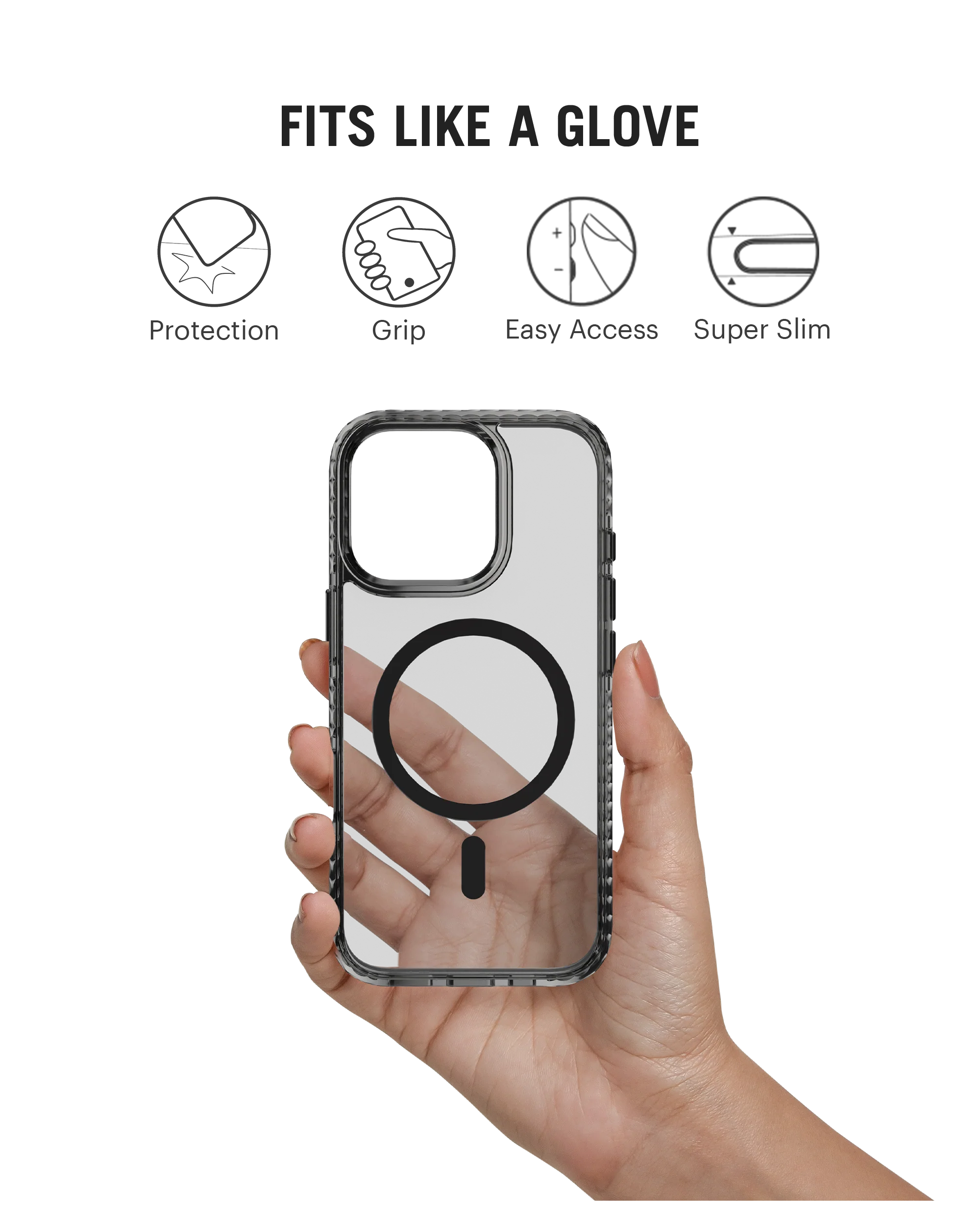Stride 2.0 Clear MagSafe Phone Case Cover For iPhone 16 Pro - Image 8