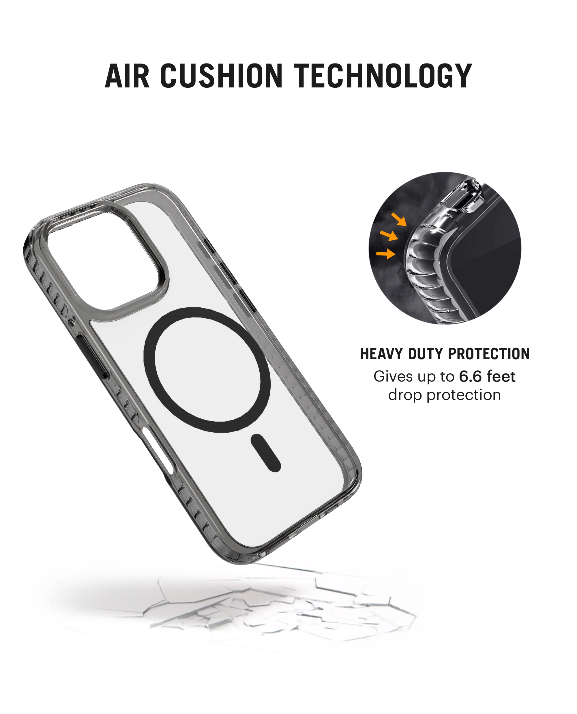 Stride 2.0 Clear MagSafe Phone Case Cover For iPhone 16 Pro Max - Image 6