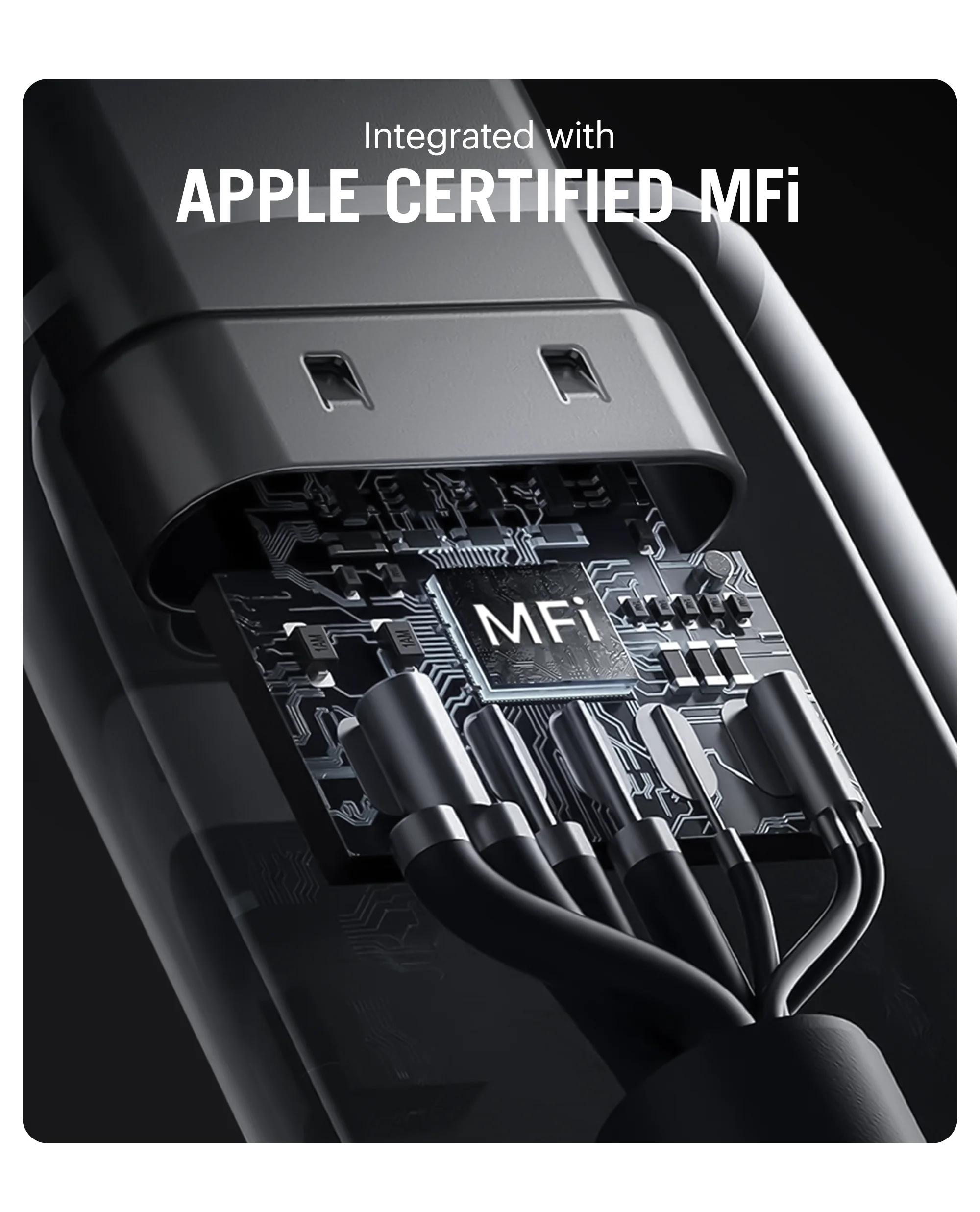 DailyObjects SURGE™ Kevlar Core 2-in-1 100W Apple Certified - MFi Charging Cable - Image 14